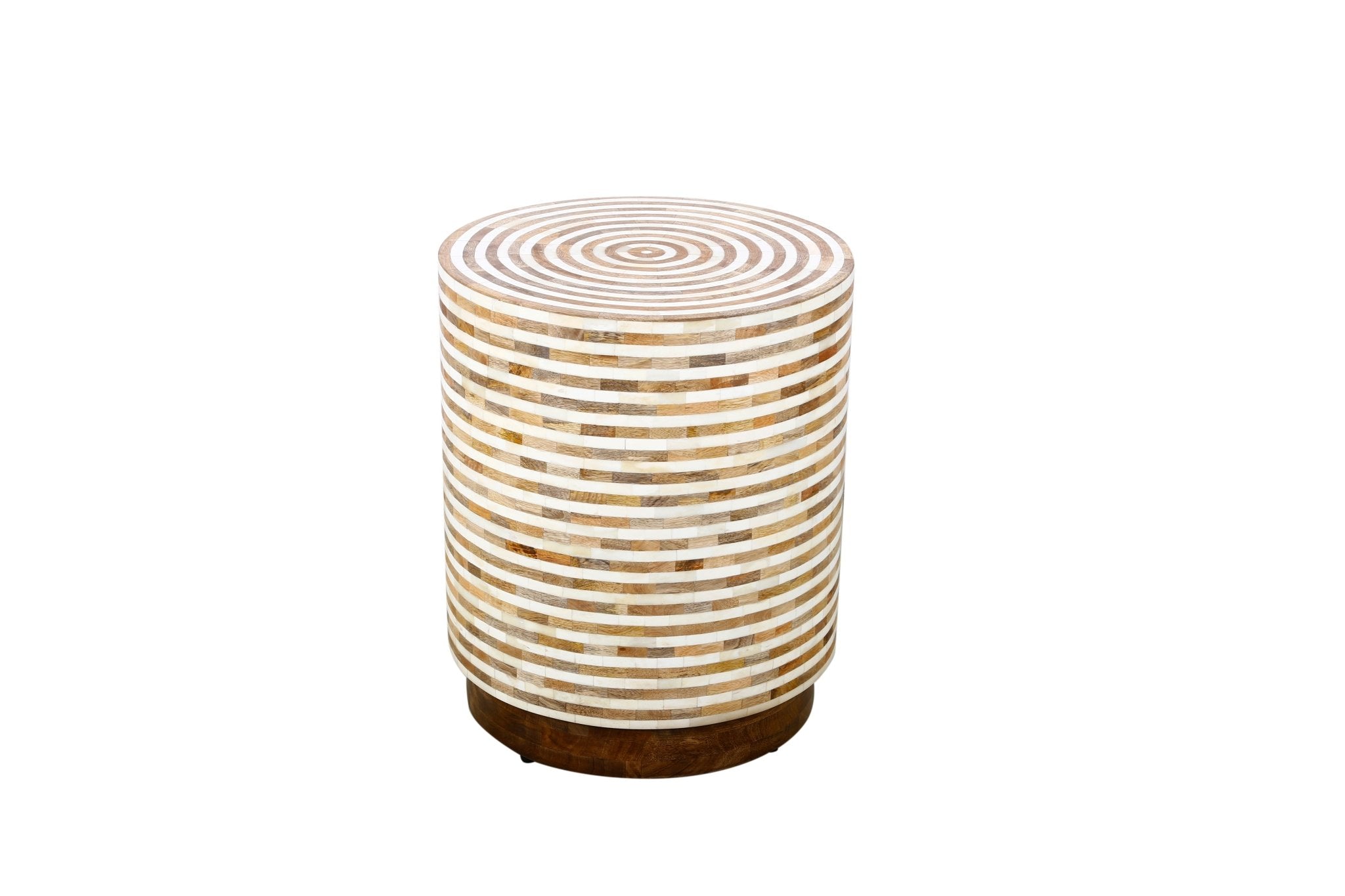 Marwick Bone Inlay Table - Wisteria