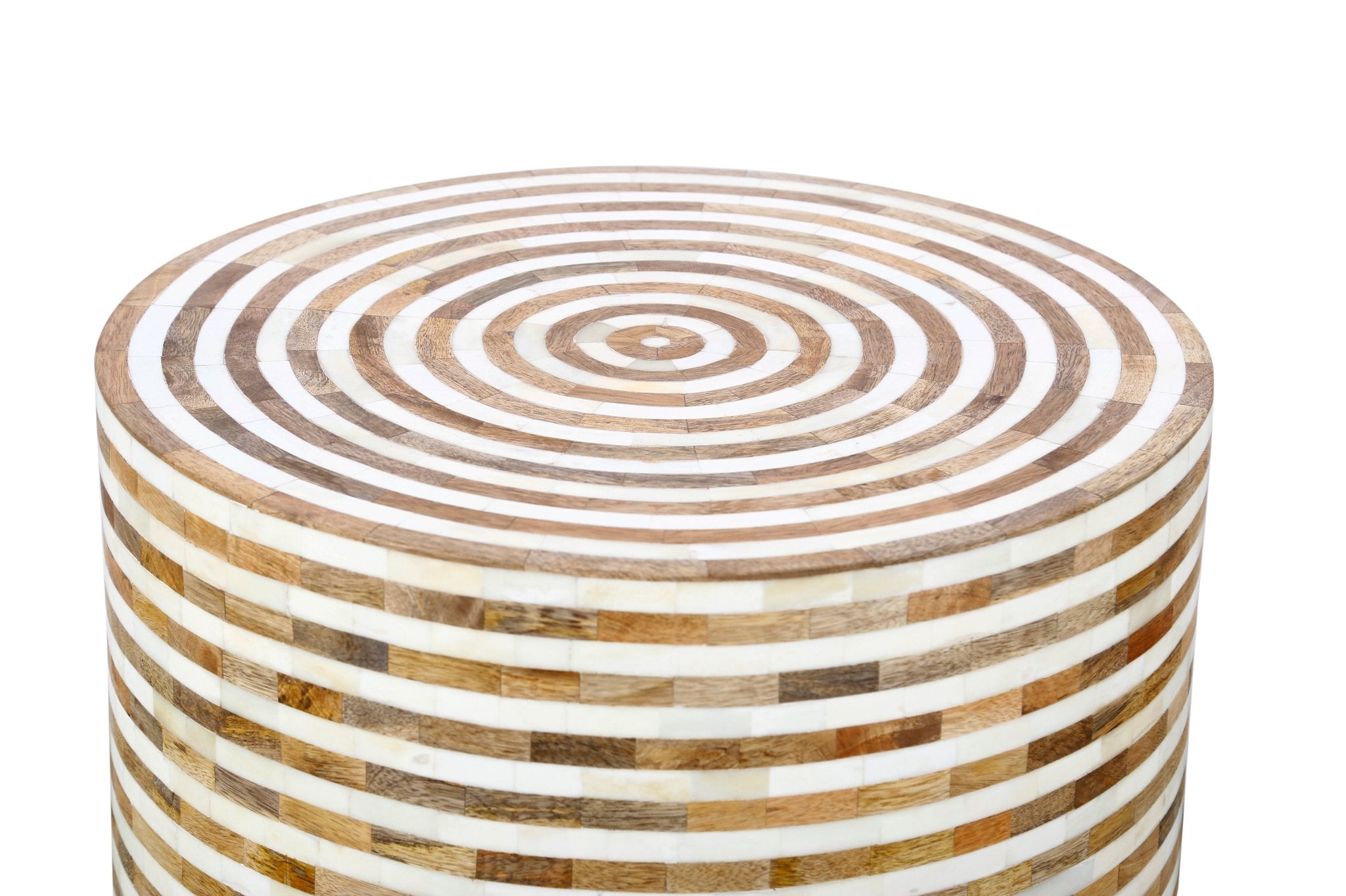 Marwick Bone Inlay Table - Wisteria