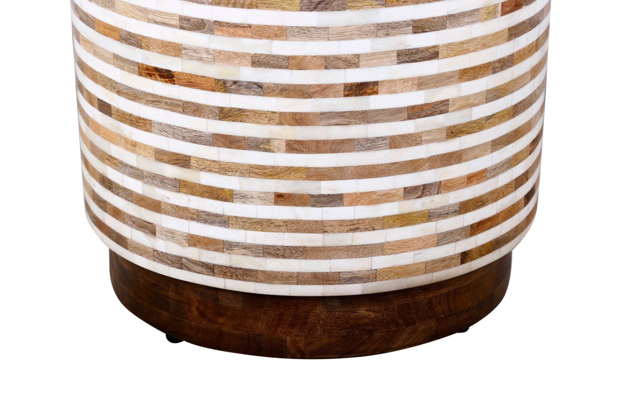 Marwick Bone Inlay Table - Wisteria
