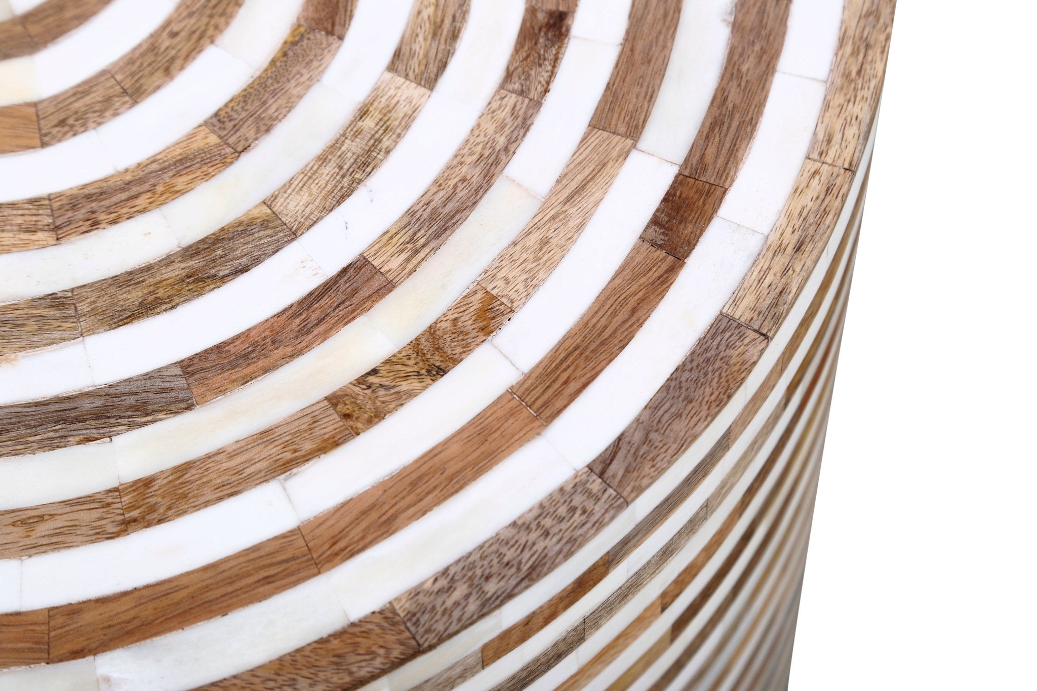 Marwick Bone Inlay Table - Wisteria