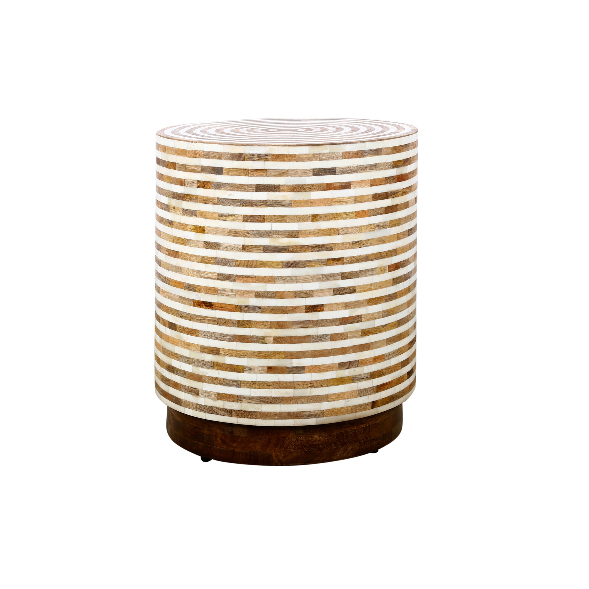 Marwick Bone Inlay Table - Wisteria