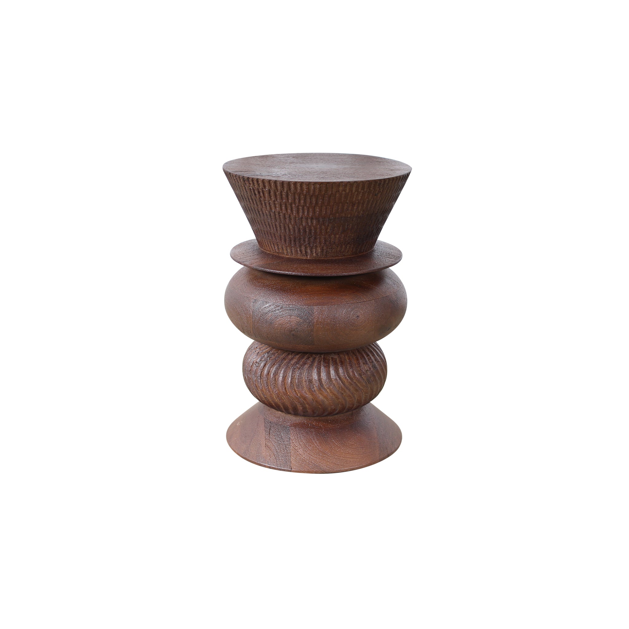 Wycliffe Sculpted End Table - Wisteria