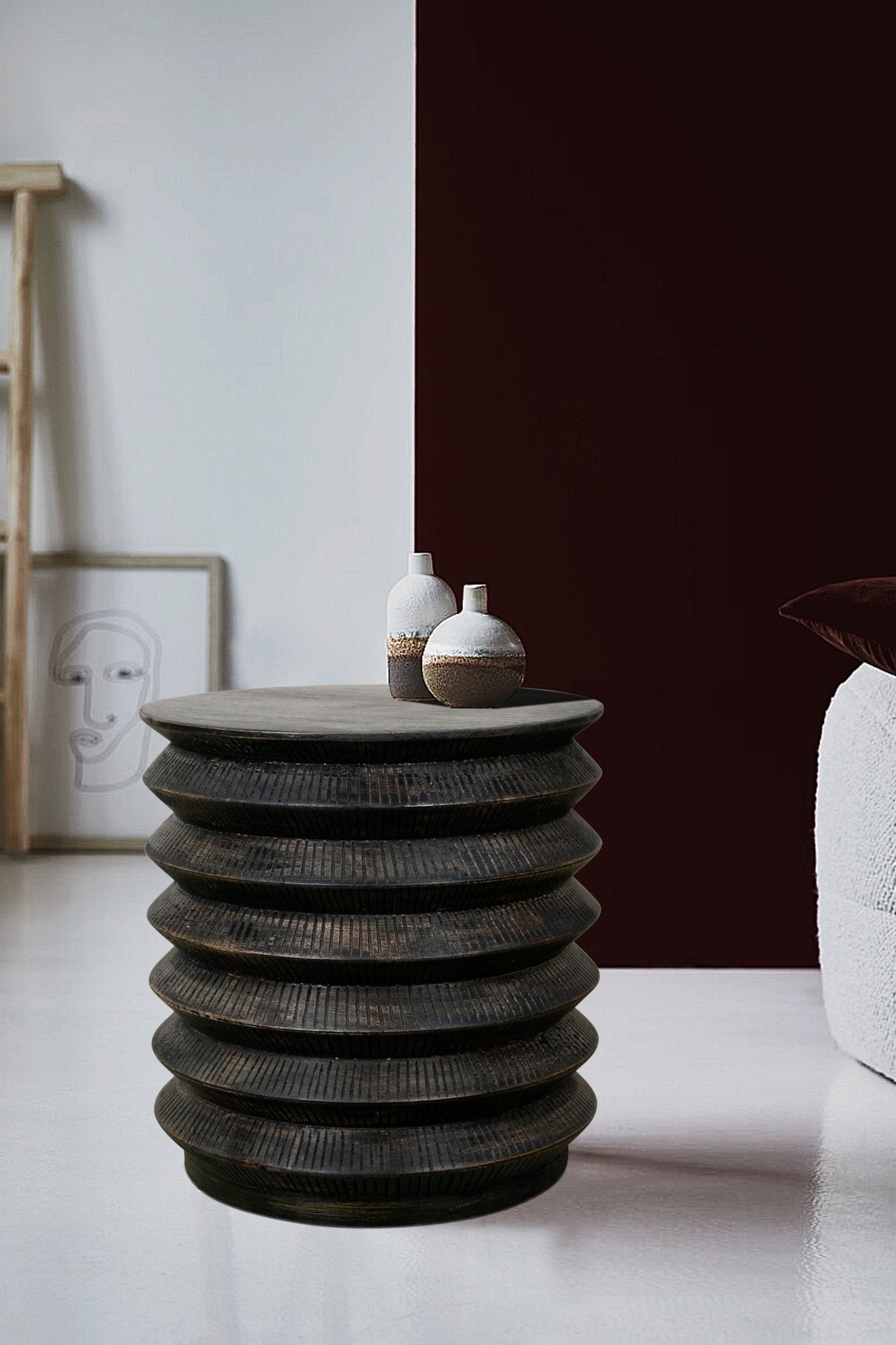 Kavaro Ridge Accent Table - Wisteria