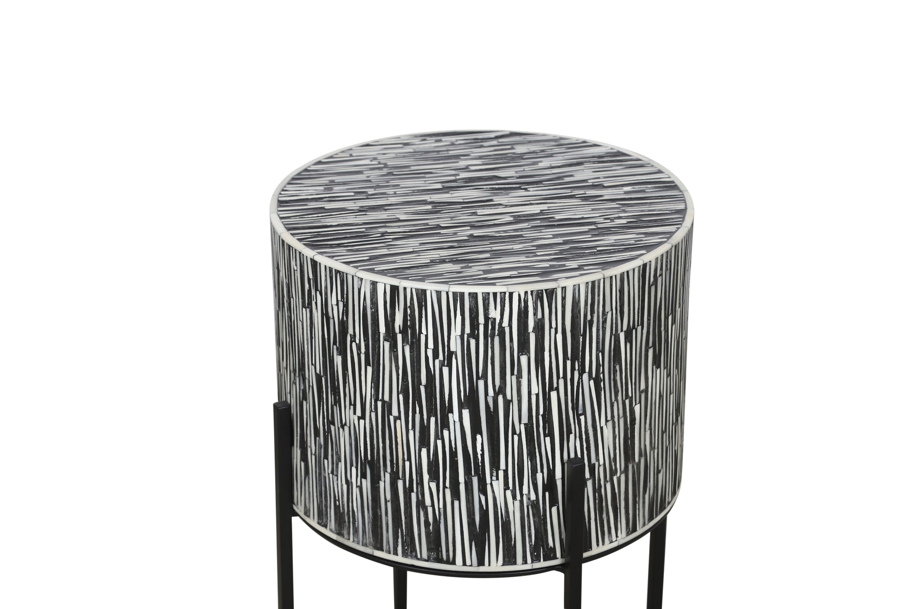 Tazari Inlay Accent Table - Wisteria