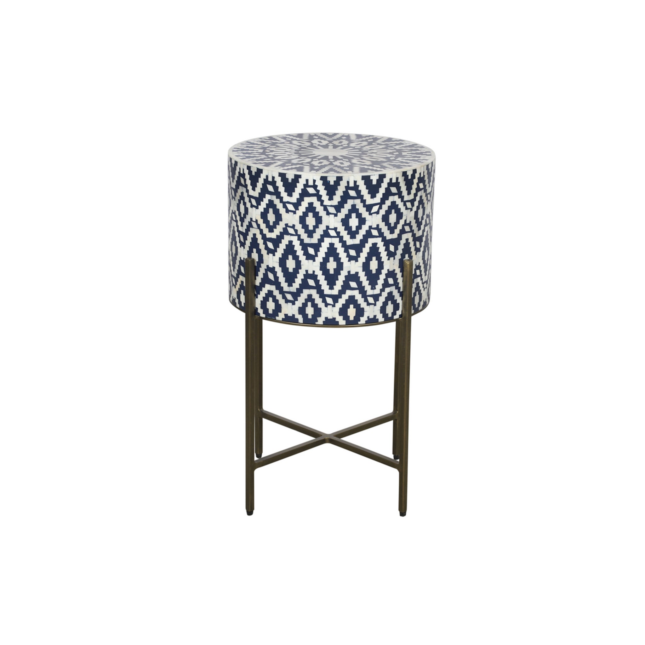 Tazari Inlay Accent Table - Wisteria