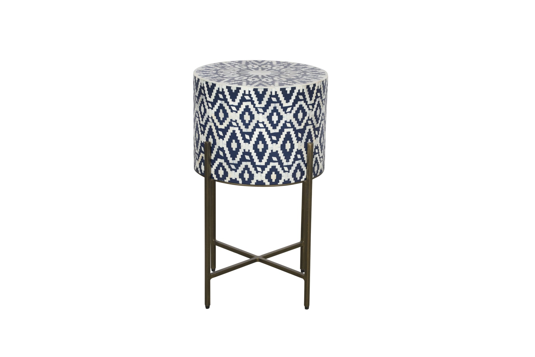 Tazari Inlay Accent Table - Wisteria