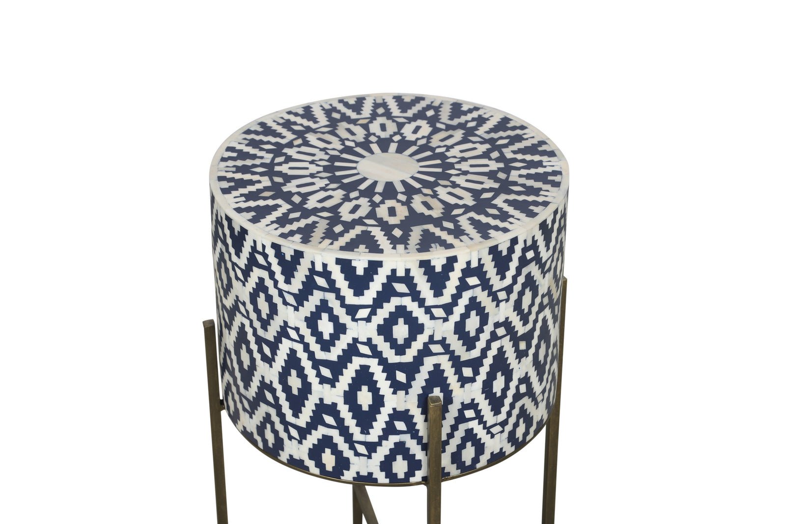 Tazari Inlay Accent Table - Wisteria
