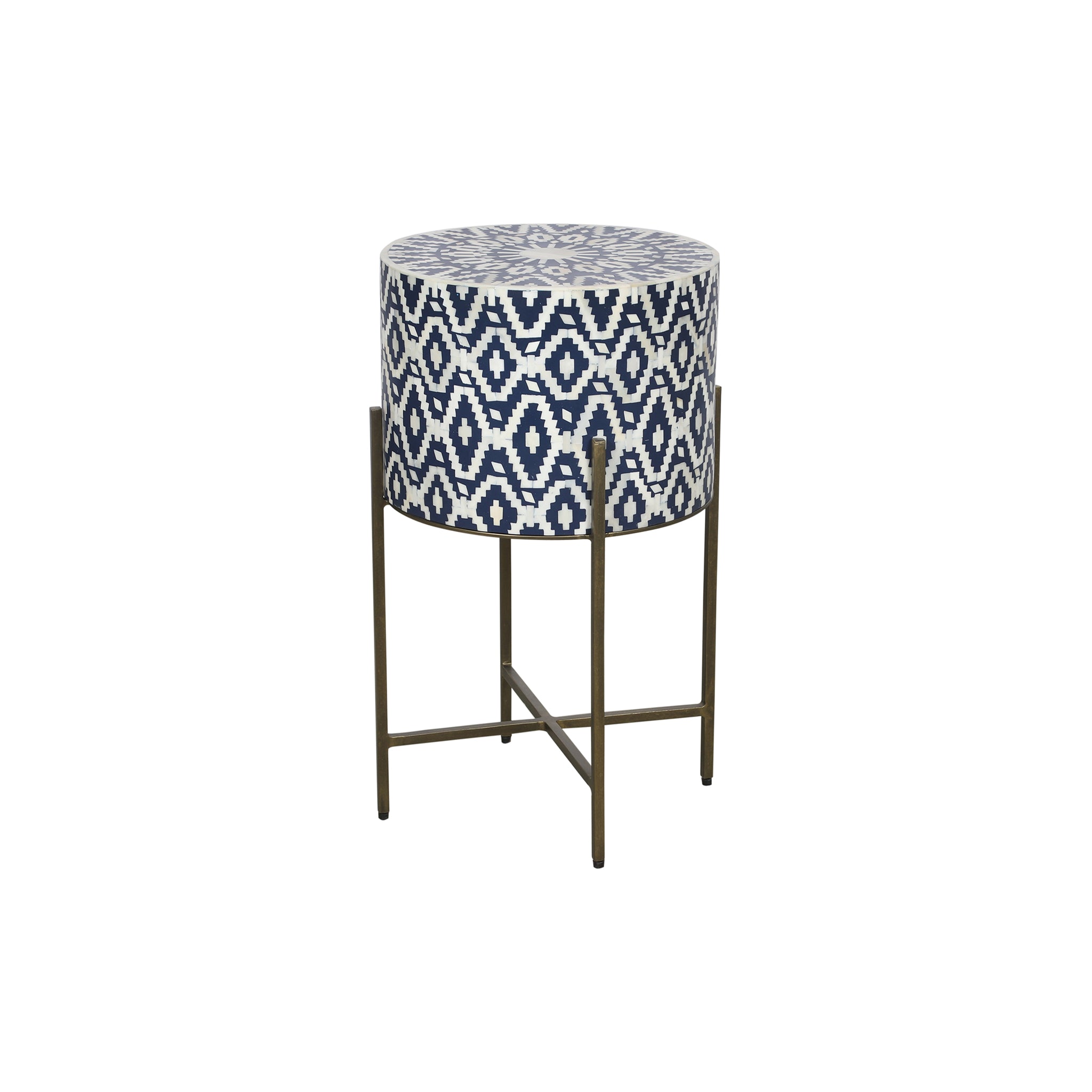 Tazari Inlay Accent Table - Wisteria