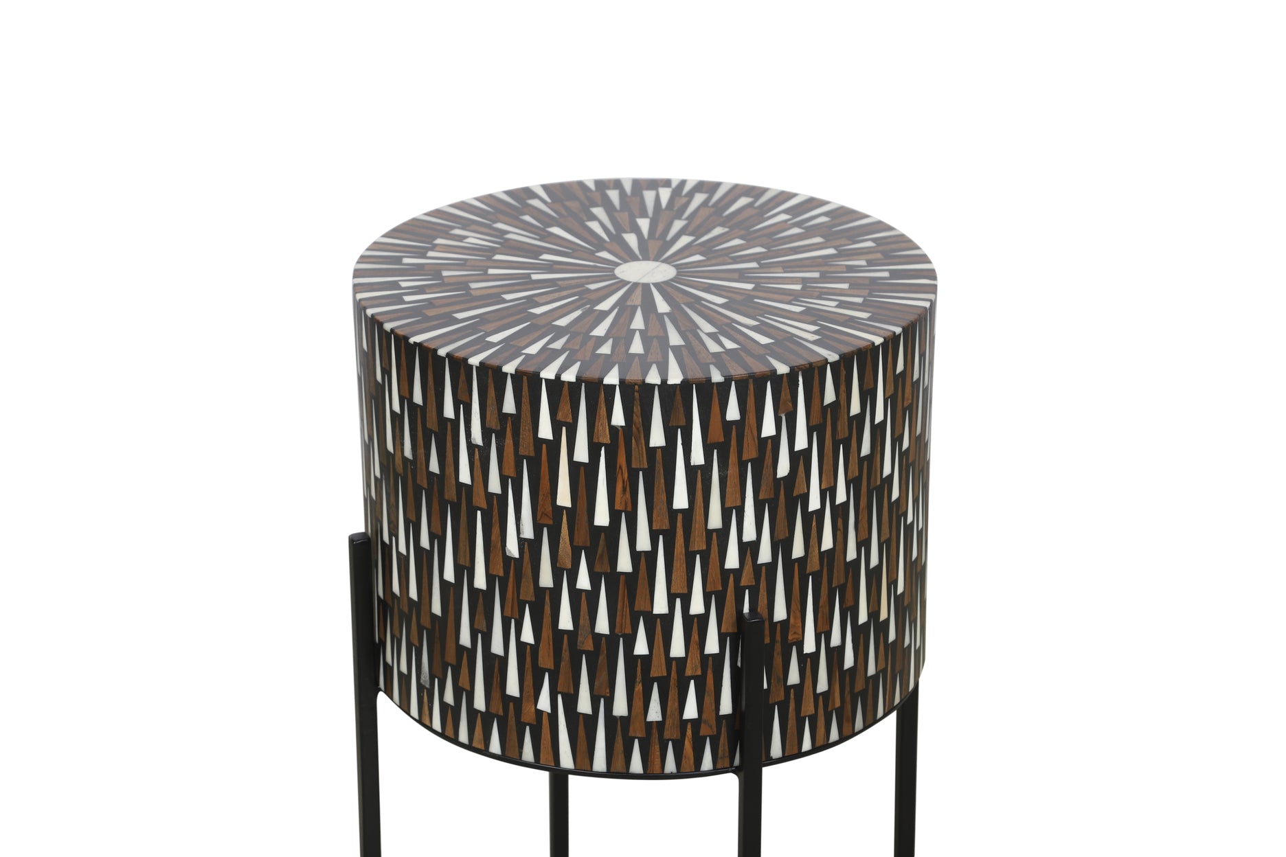 Tazari Inlay Accent Table - Wisteria