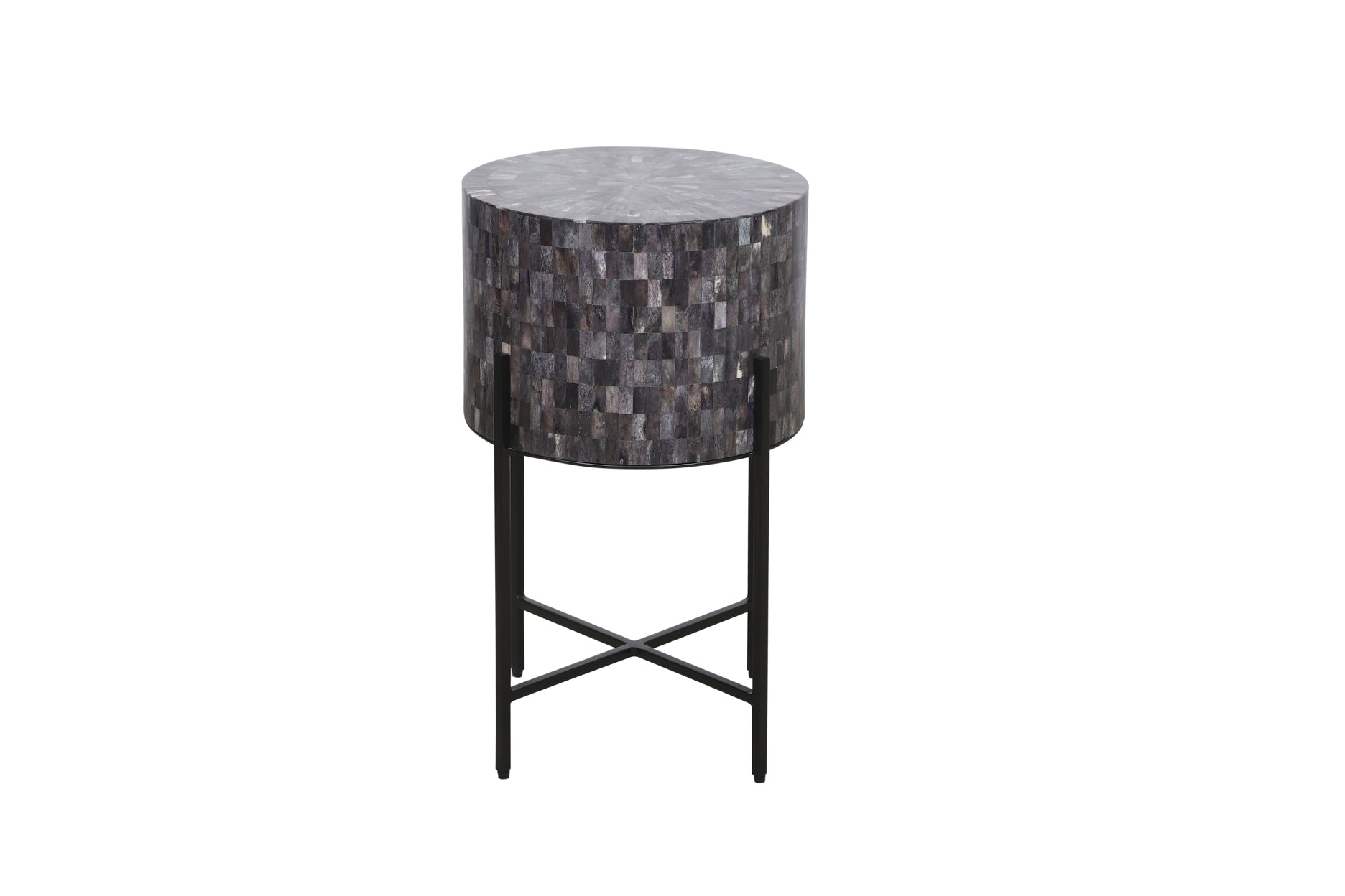 Tazari Inlay Accent Table - Wisteria