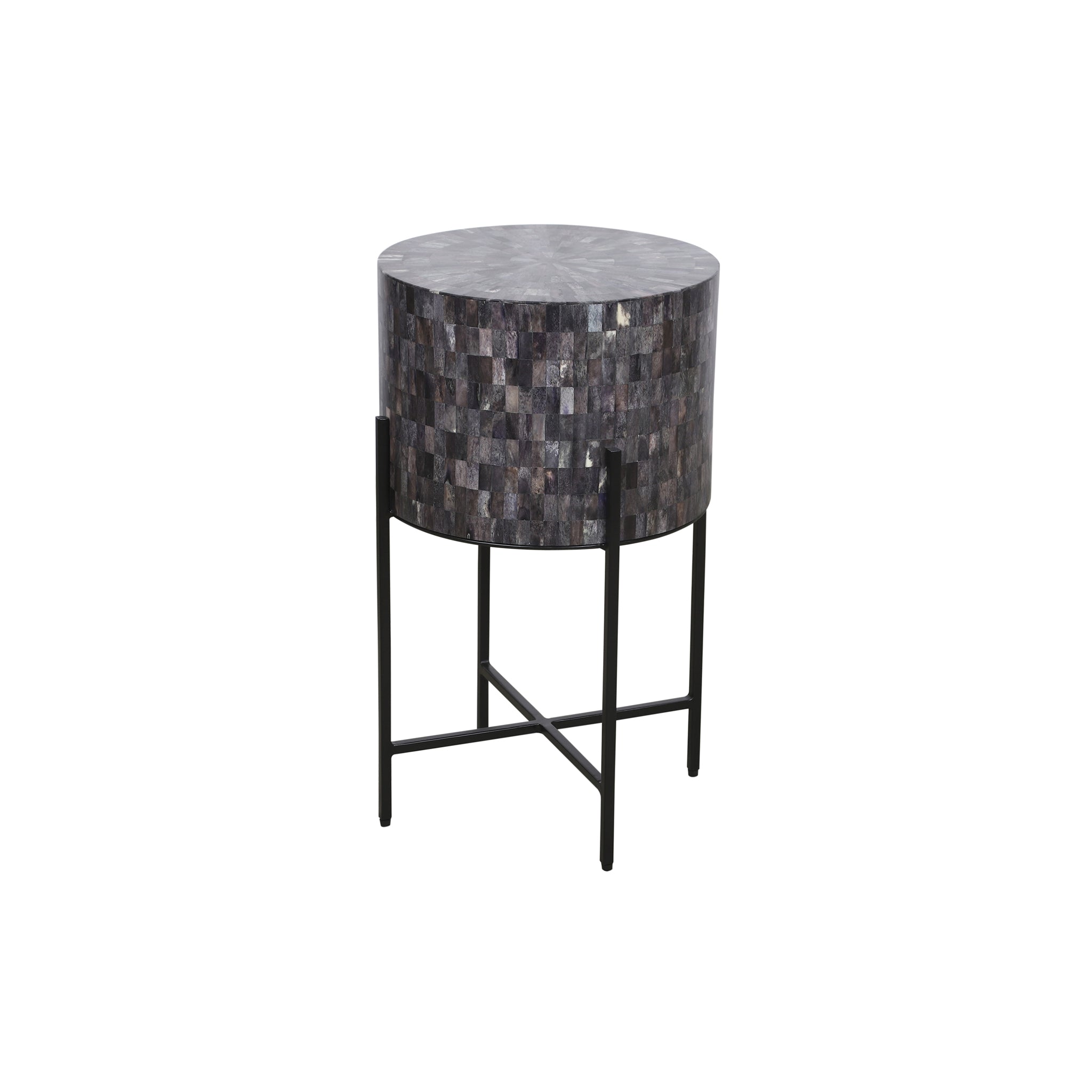 Tazari Inlay Accent Table - Wisteria