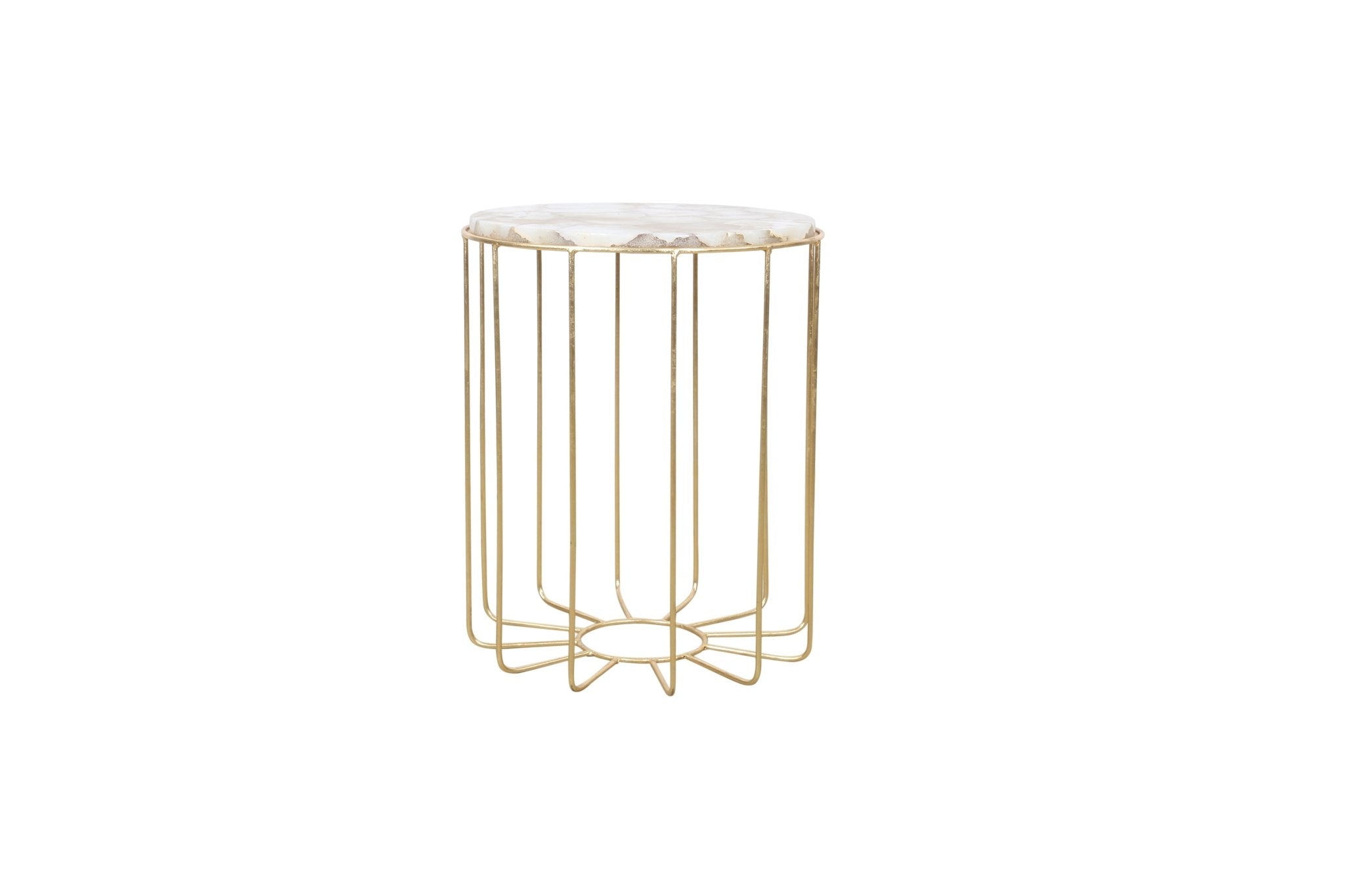 Vallora Agate End Table - Wisteria