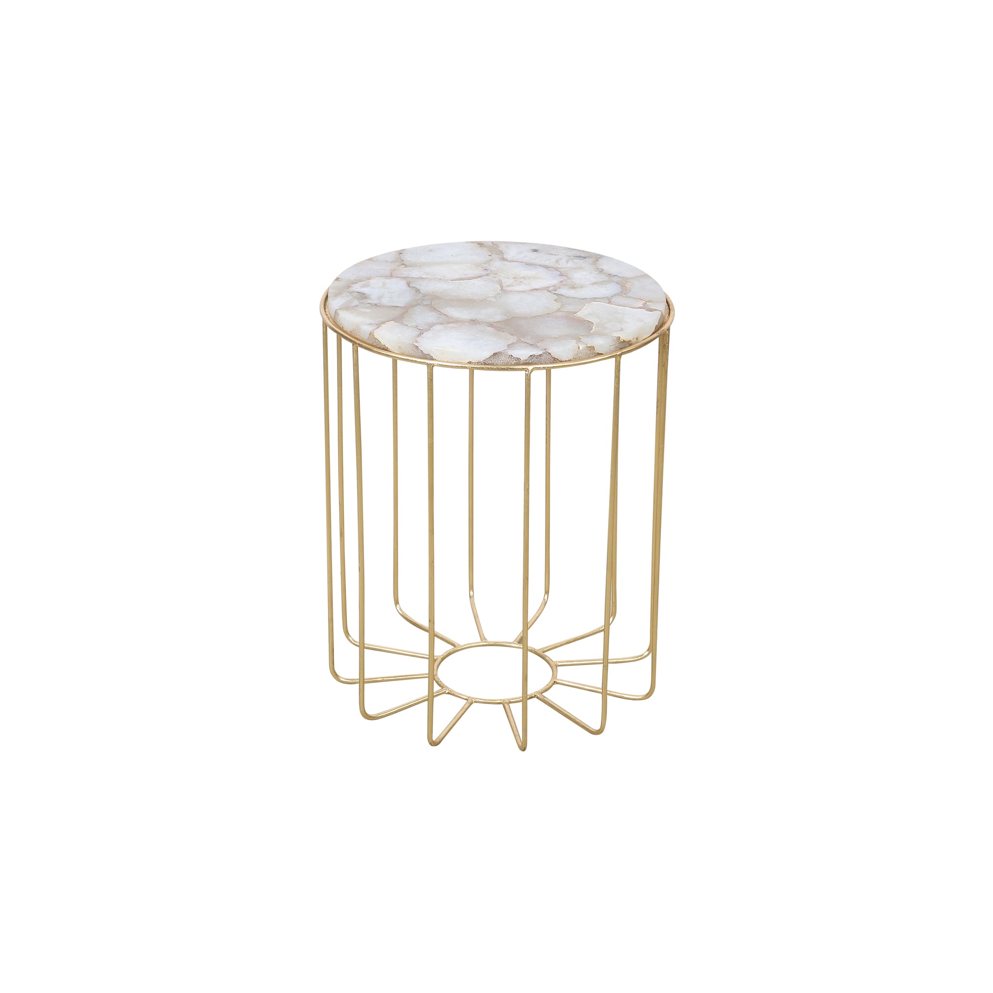 Vallora Agate End Table - Wisteria