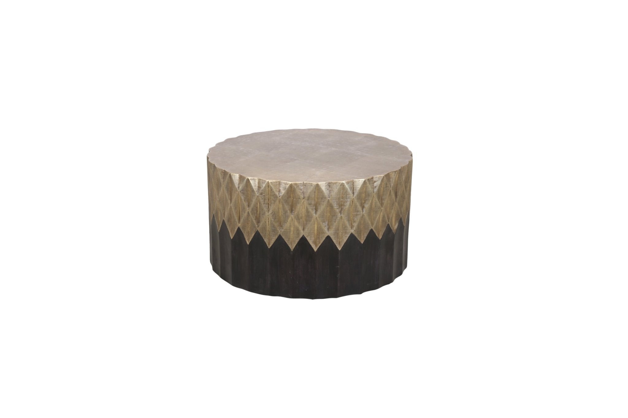 Tolland Brass Clad Coffee Table - Wisteria