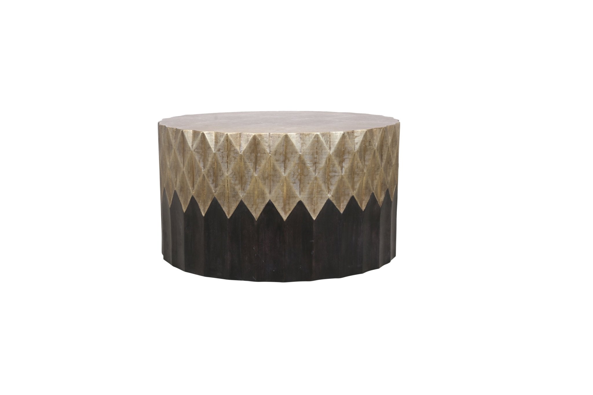 Tolland Brass Clad Coffee Table - Wisteria