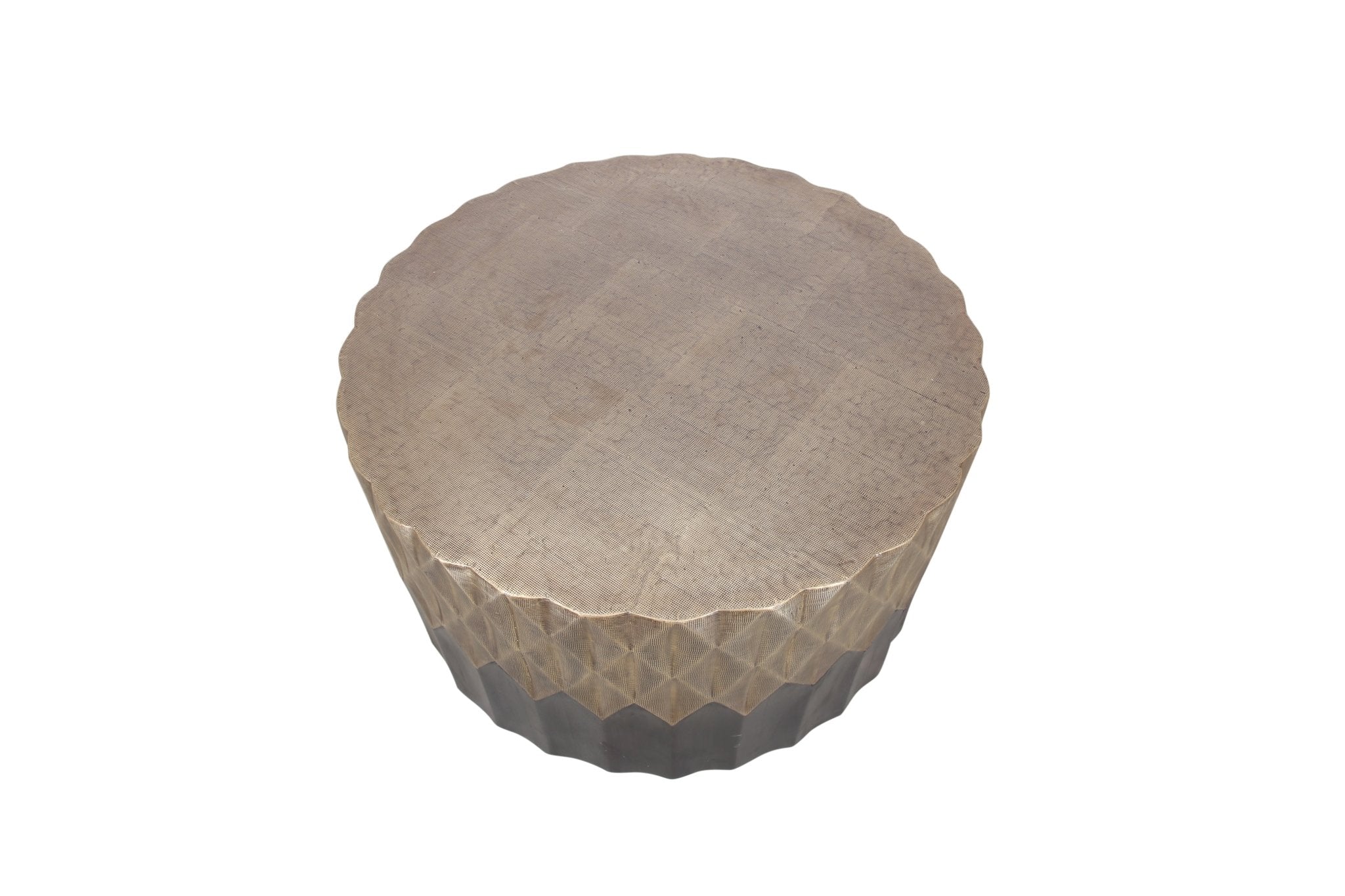 Tolland Brass Clad Coffee Table - Wisteria