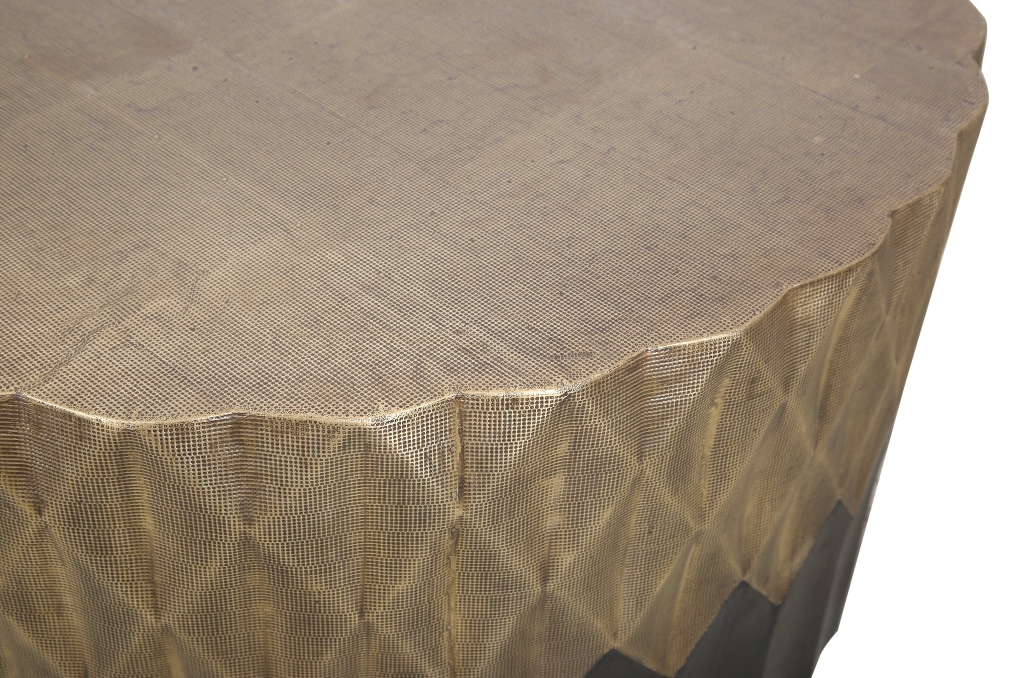 Tolland Brass Clad Coffee Table - Wisteria