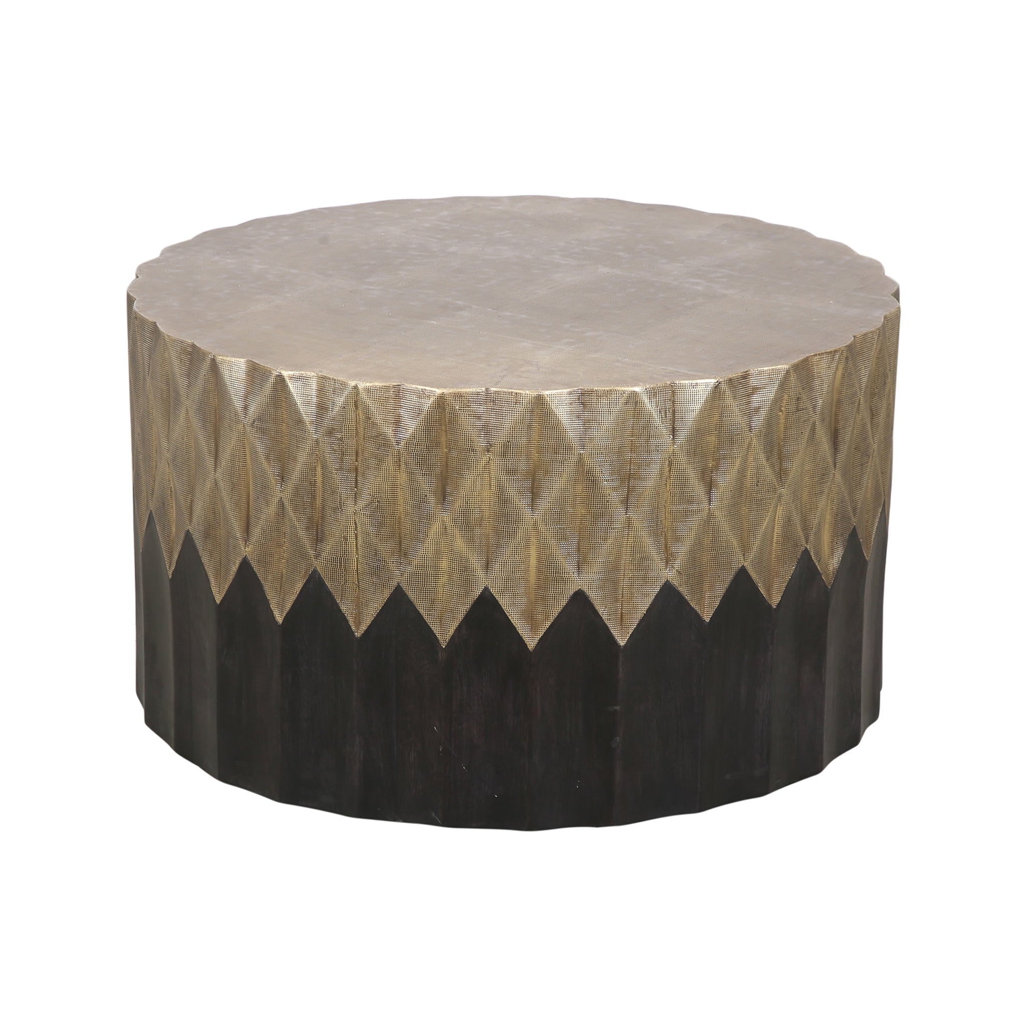 Tolland Brass Clad Coffee Table - Wisteria