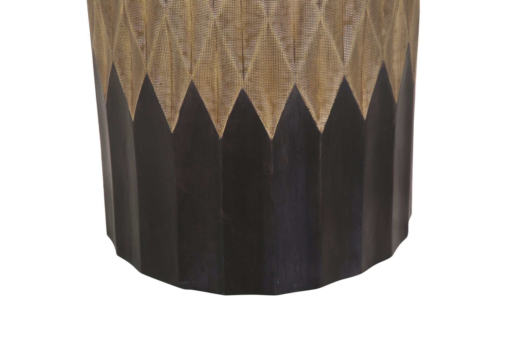 Tolland Brass Clad End Table - Wisteria
