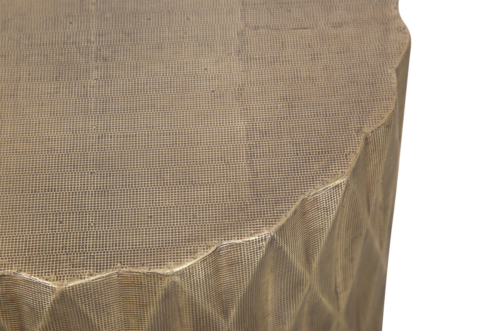 Tolland Brass Clad End Table - Wisteria