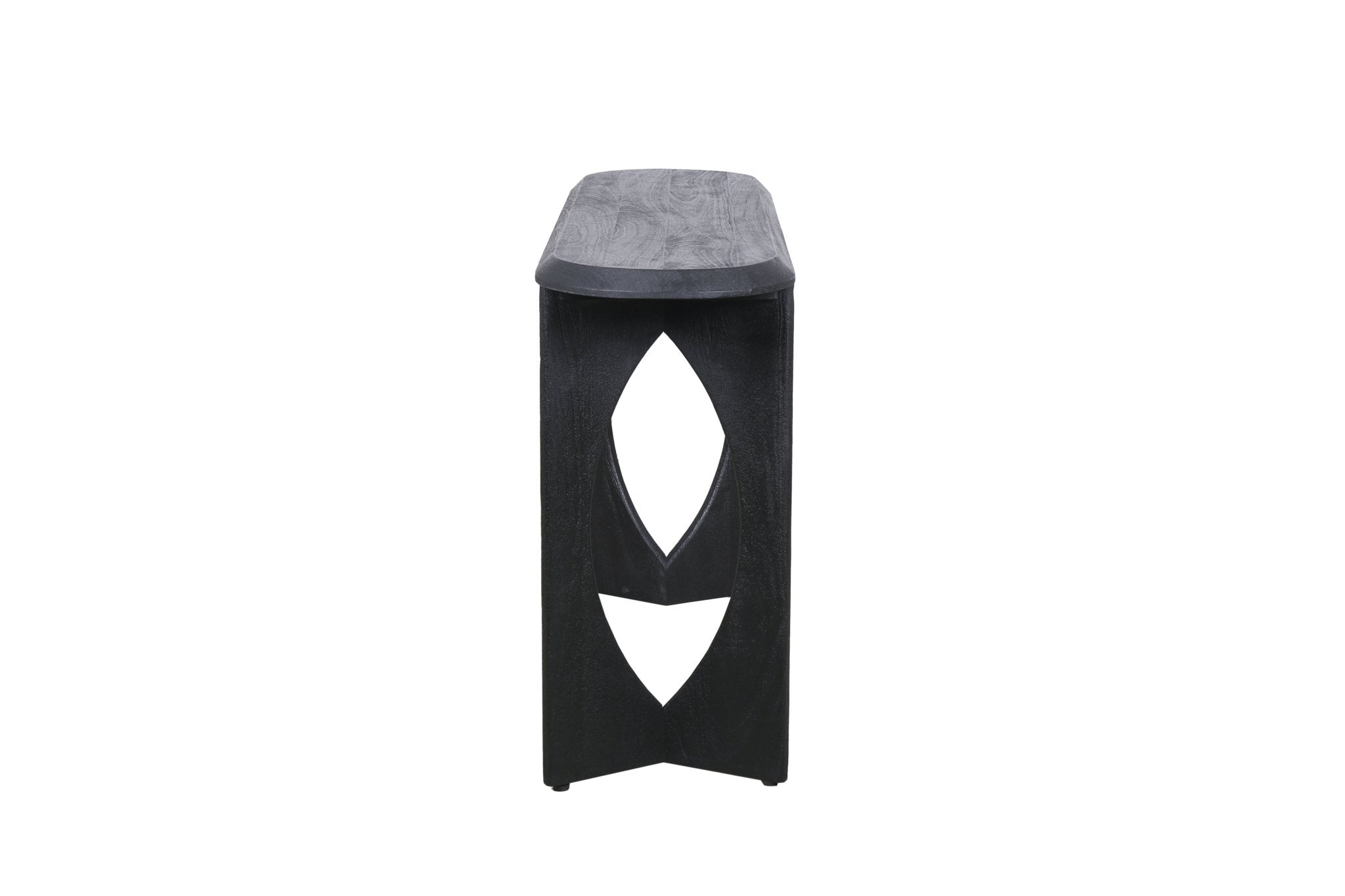 Hadlow Sculptural Wood Console - Wisteria