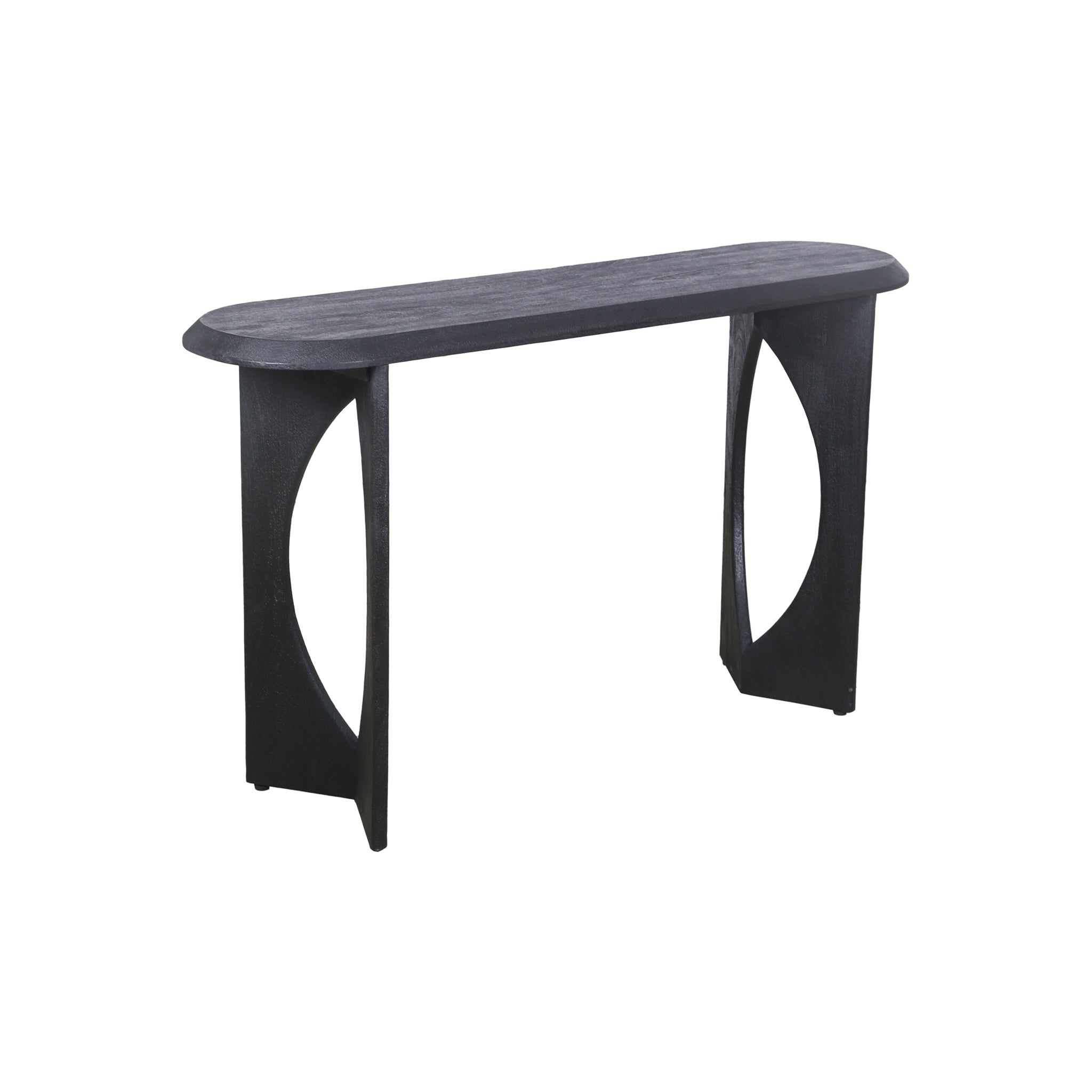 Hadlow Sculptural Wood Console - Wisteria