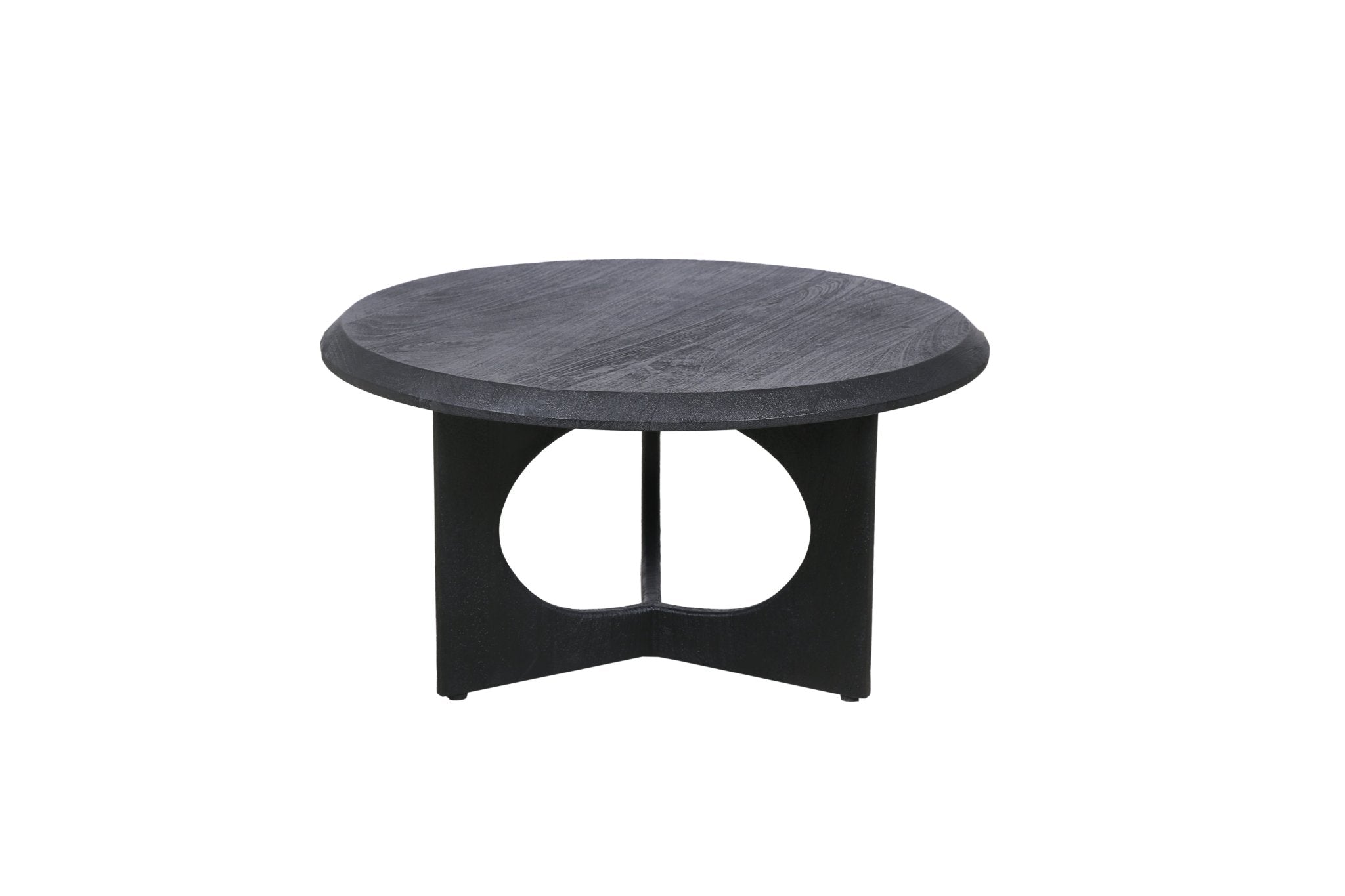 Hadlow Sculptural Wood Coffee Table - Wisteria