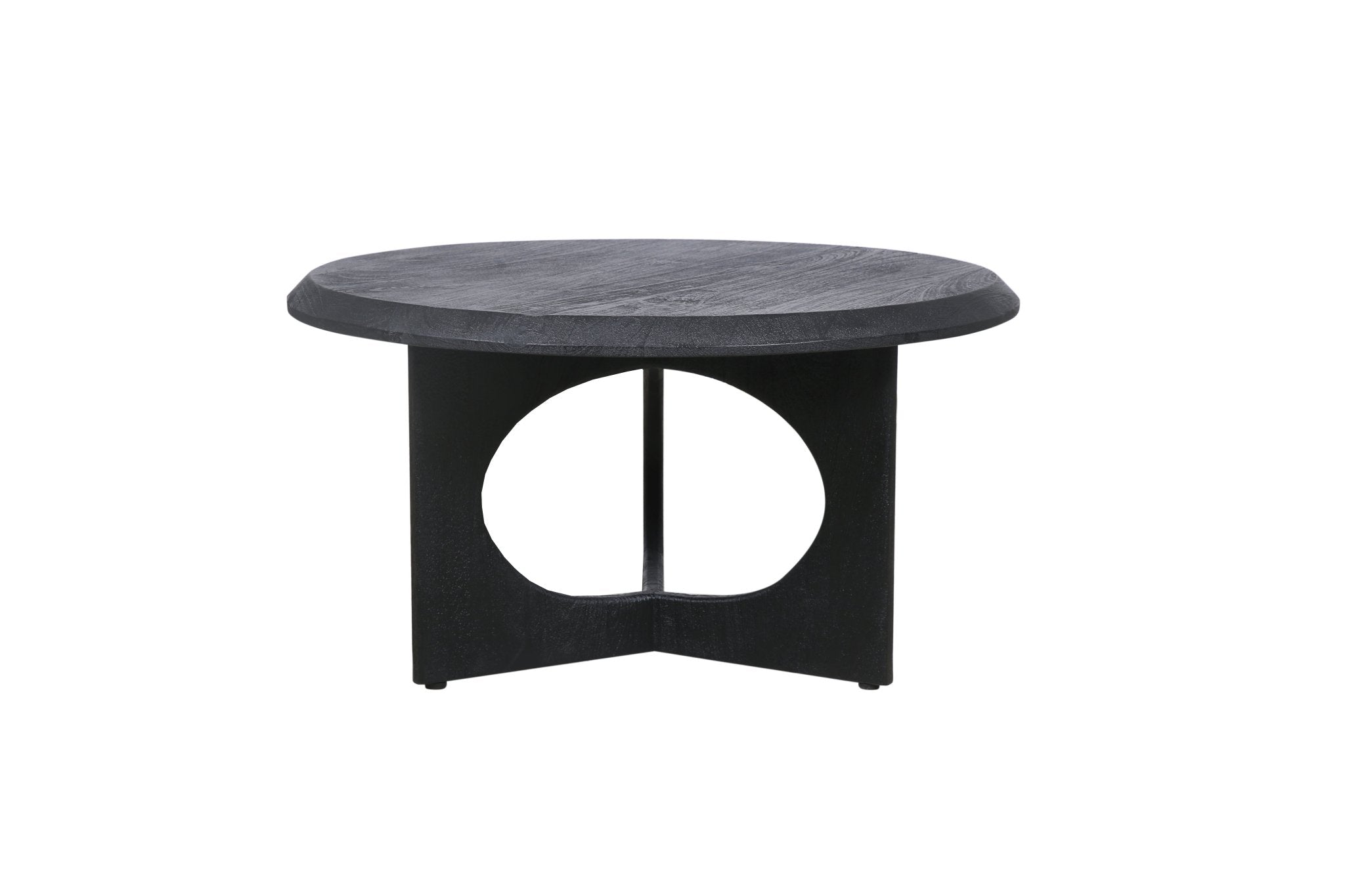 Hadlow Sculptural Wood Coffee Table - Wisteria