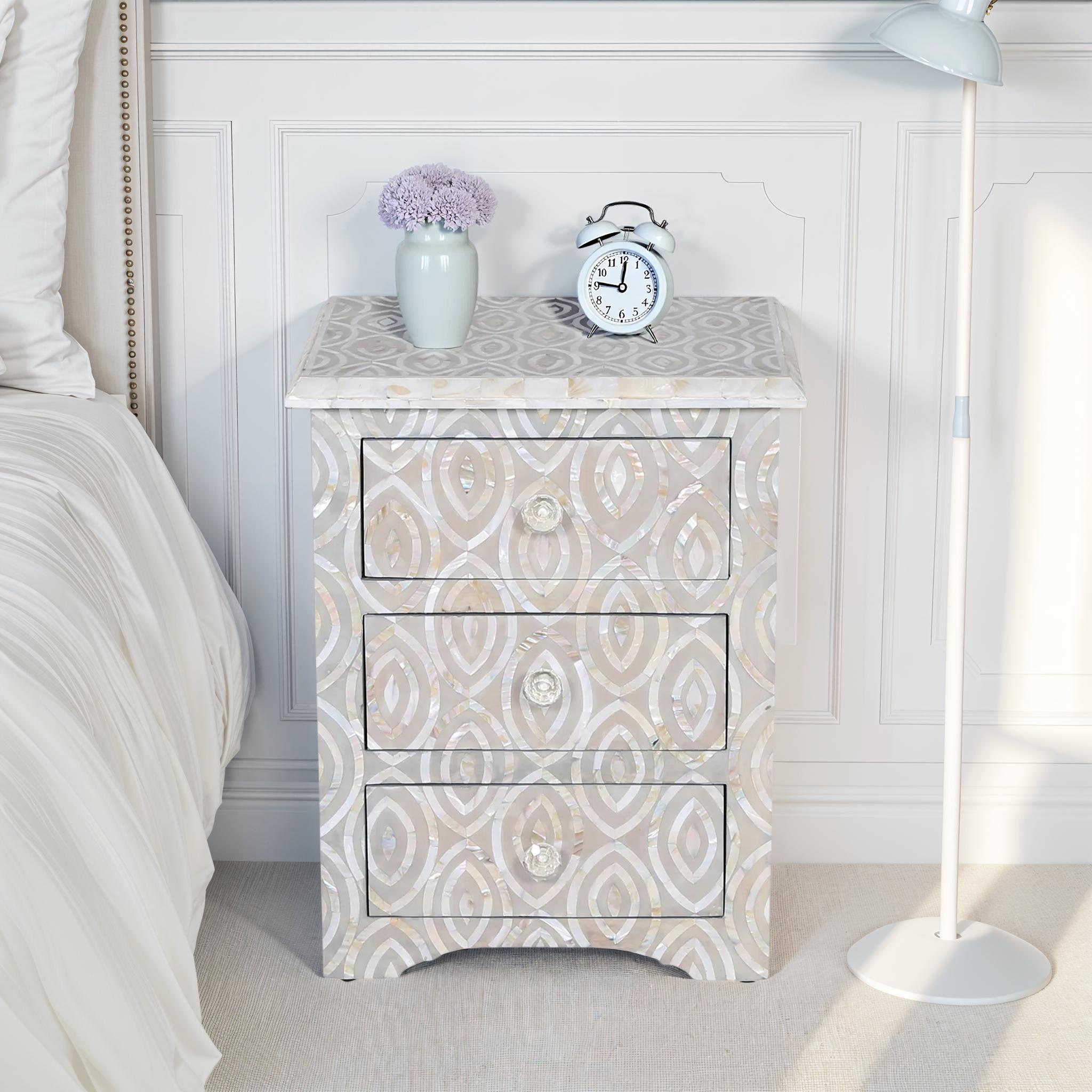 Begum Inlay Nightstand