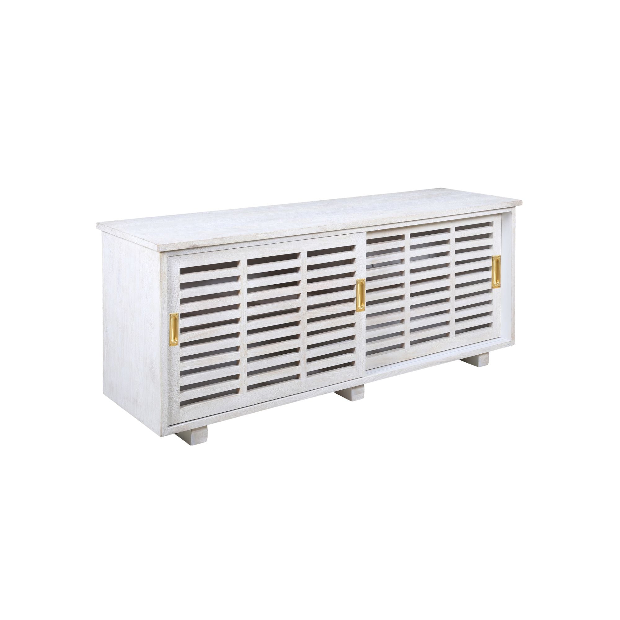 Rhodes Slatted Wood Sideboard