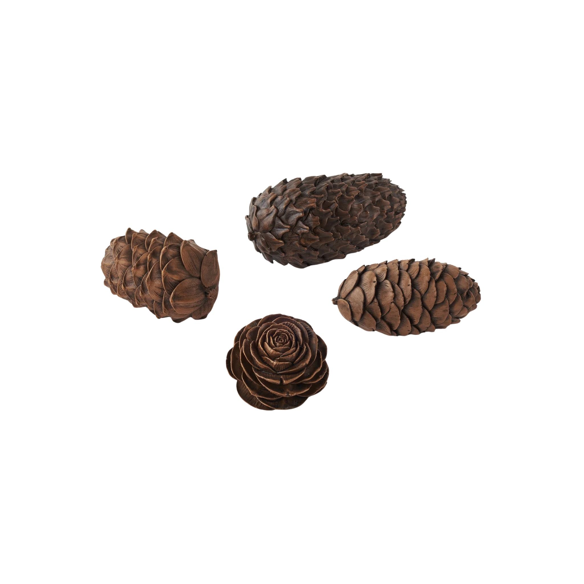 Haeldon Handcrafted Pinecones, Set of 4