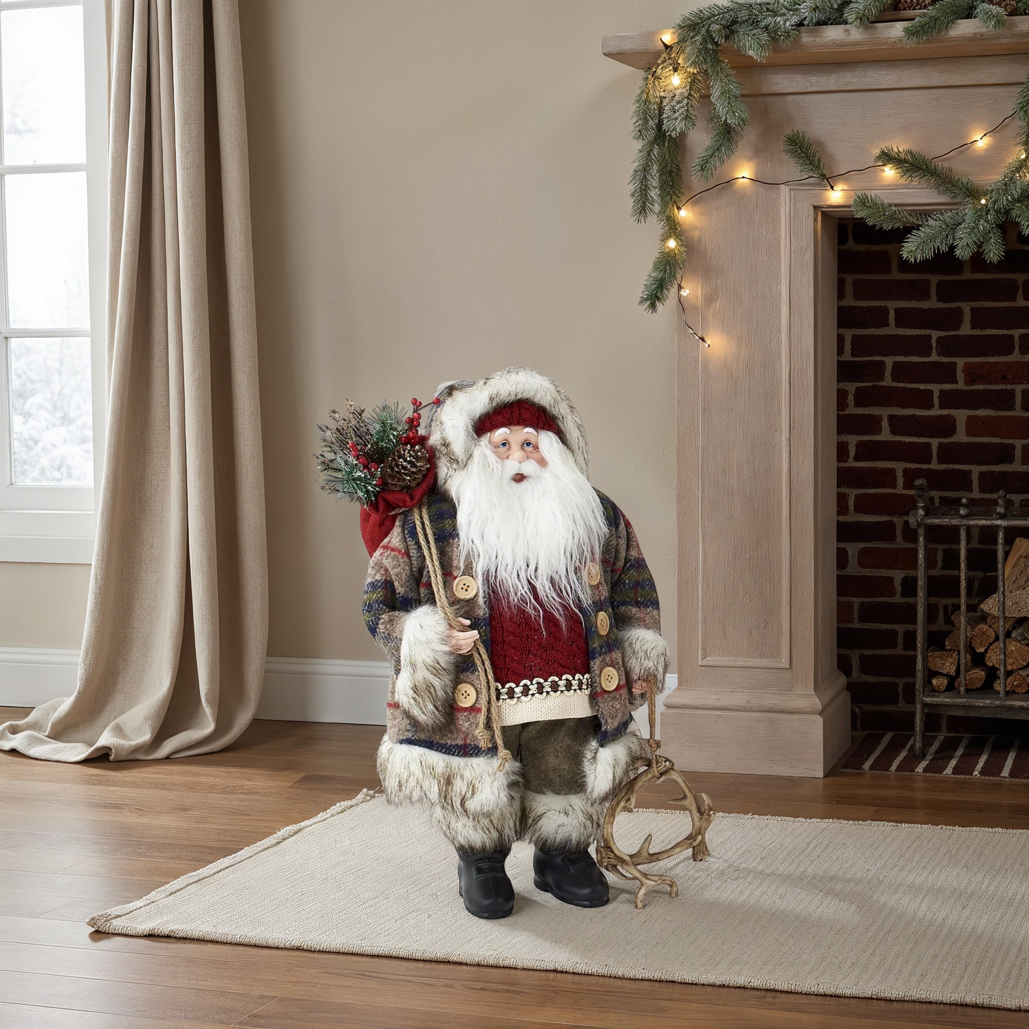 Moers Rustic Santa Figure