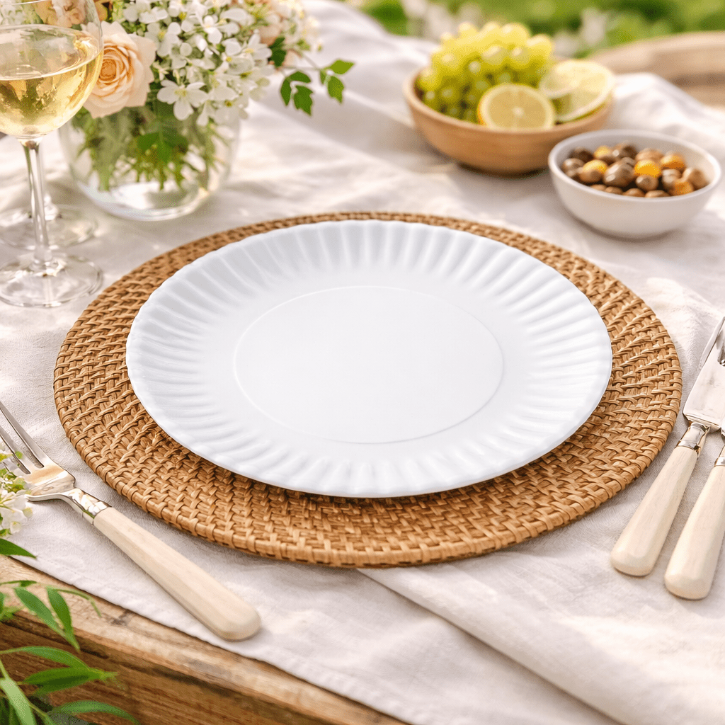 Bravelle Melamine Dinner Plates - Wisteria