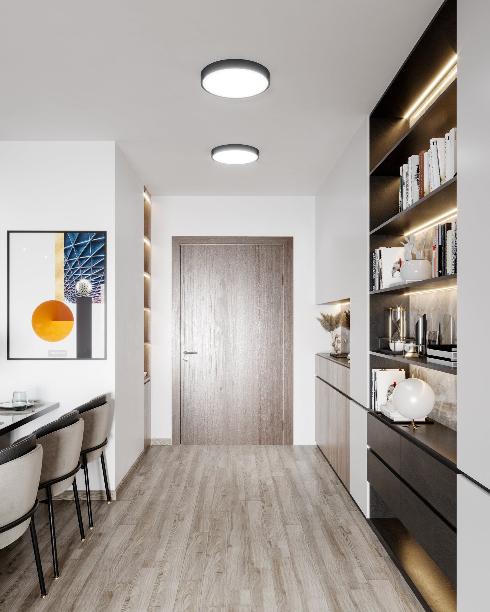 Selaro Metal Flushmount - Wisteria