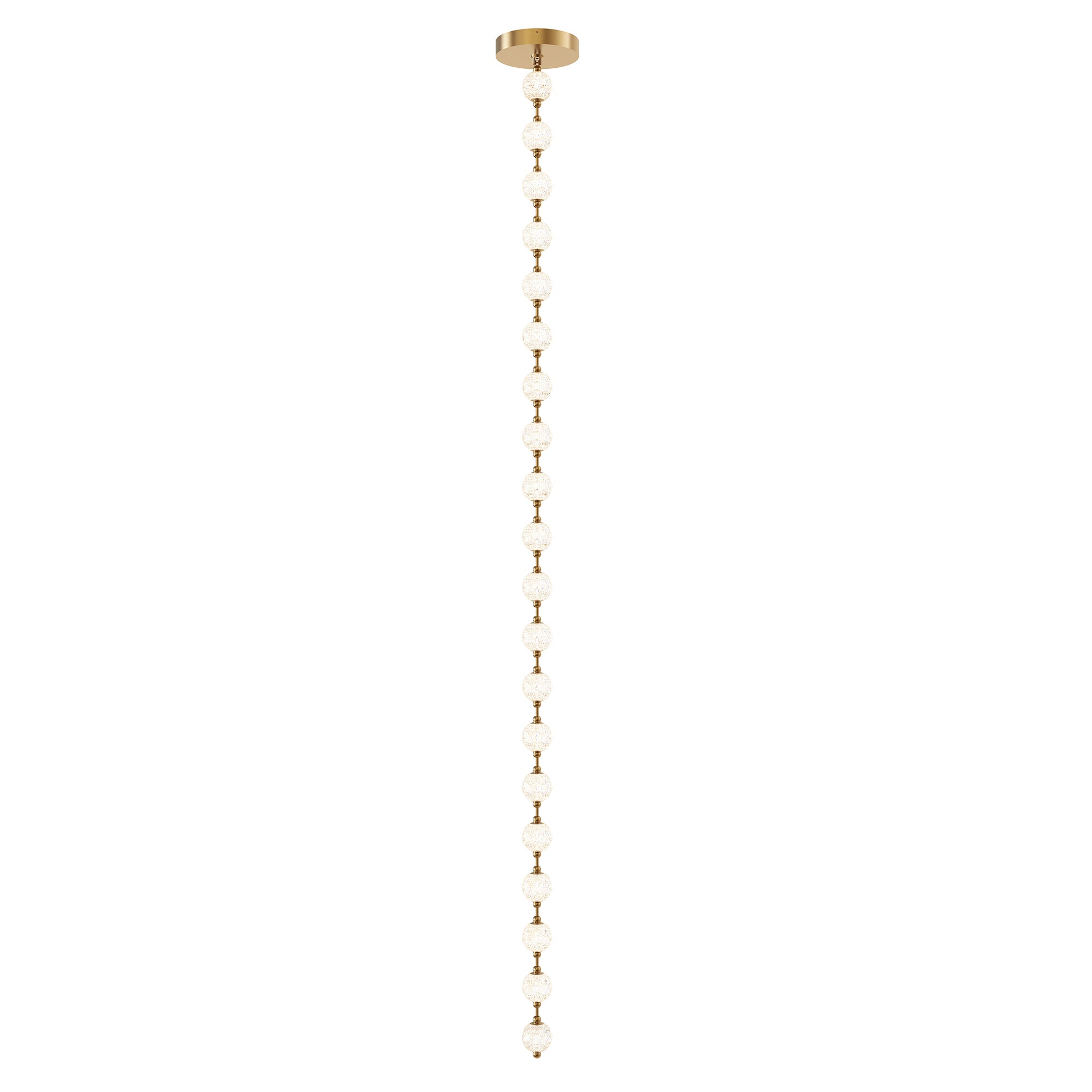 Bellora Beaded Linear Pendant - Wisteria
