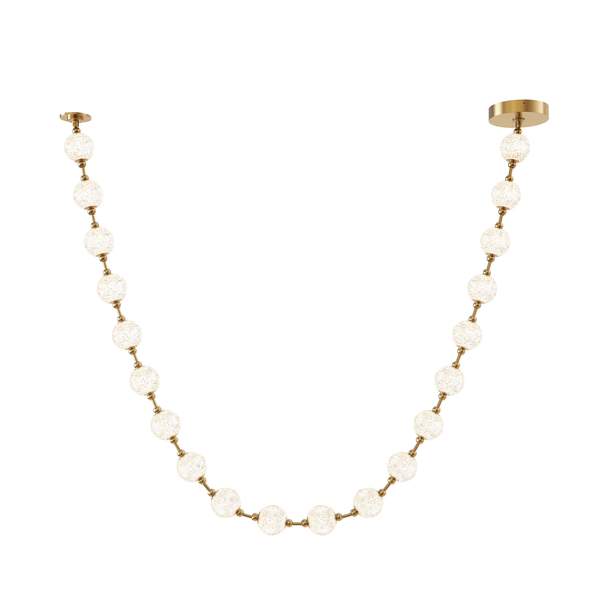 Bellora Beaded Linear Pendant - Wisteria