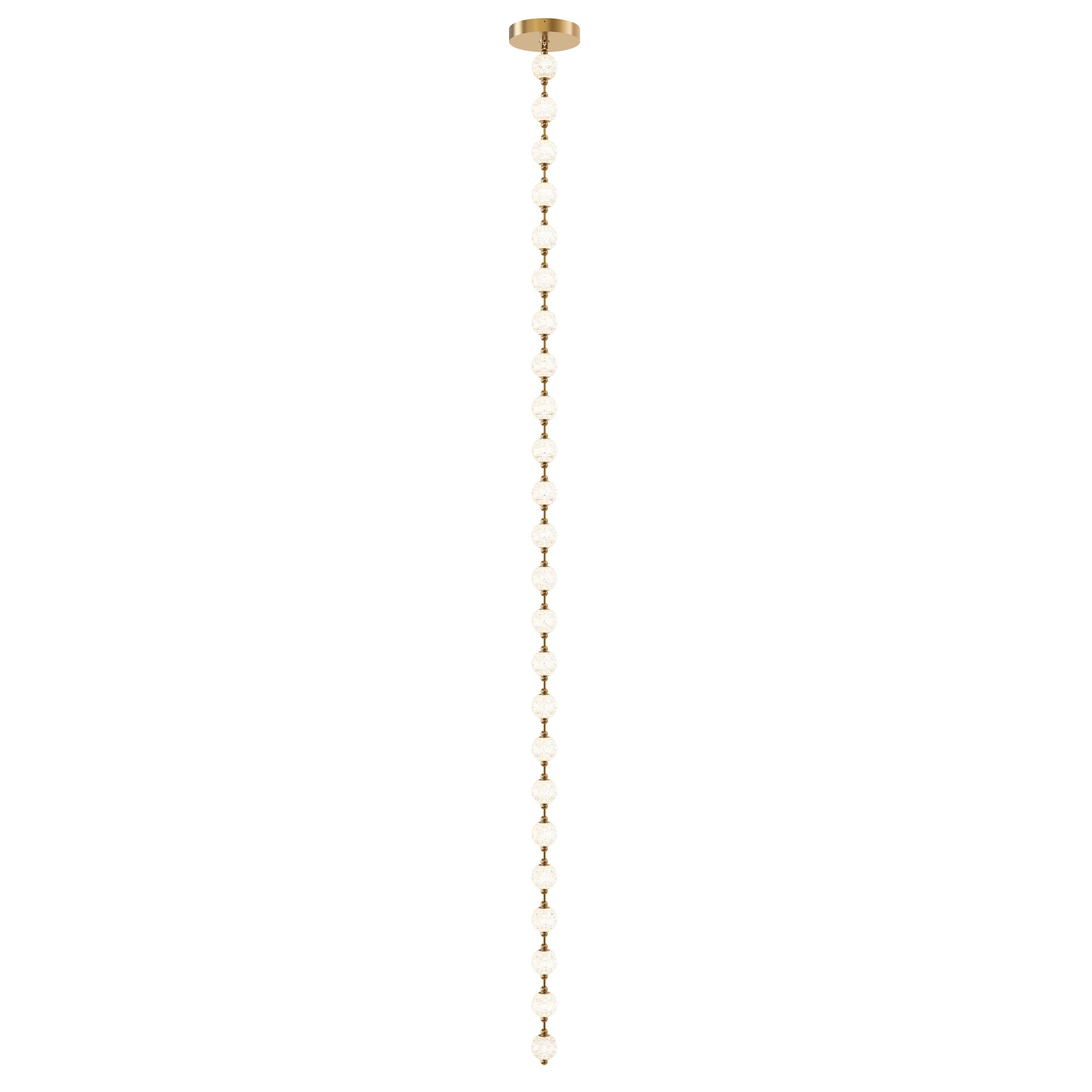 Bellora Beaded Linear Pendant - Wisteria