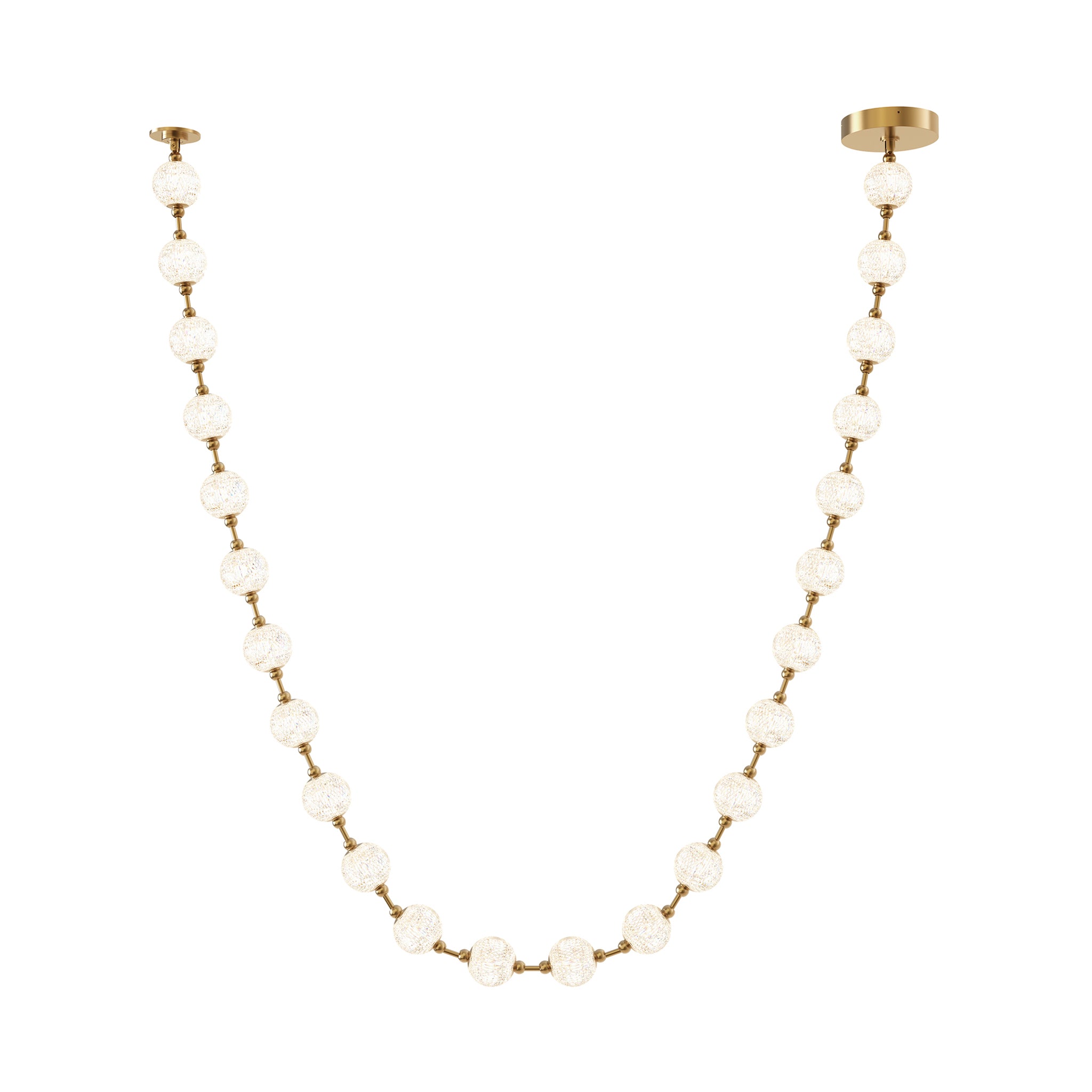 Bellora Beaded Linear Pendant - Wisteria