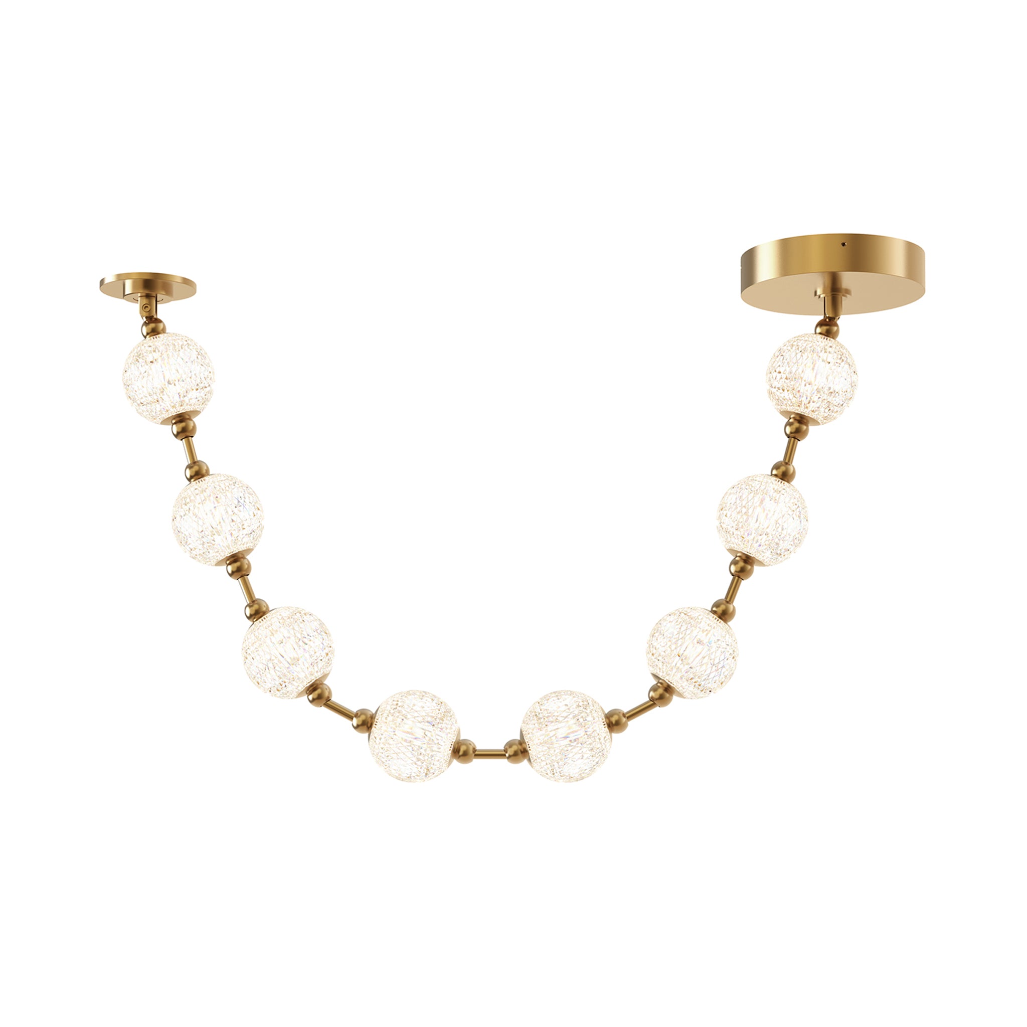 Bellora Beaded Linear Pendant - Wisteria