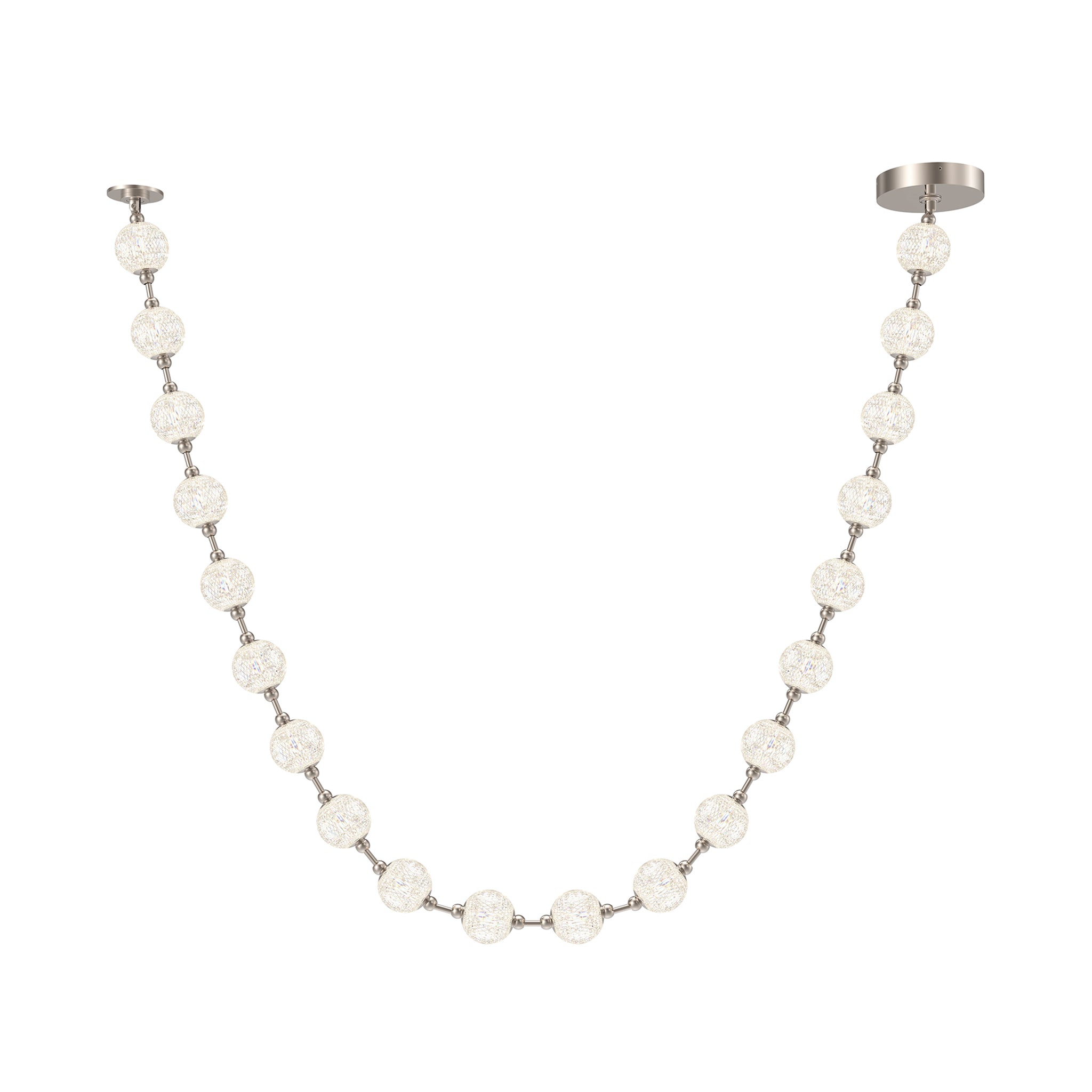 Bellora Beaded Linear Pendant - Wisteria