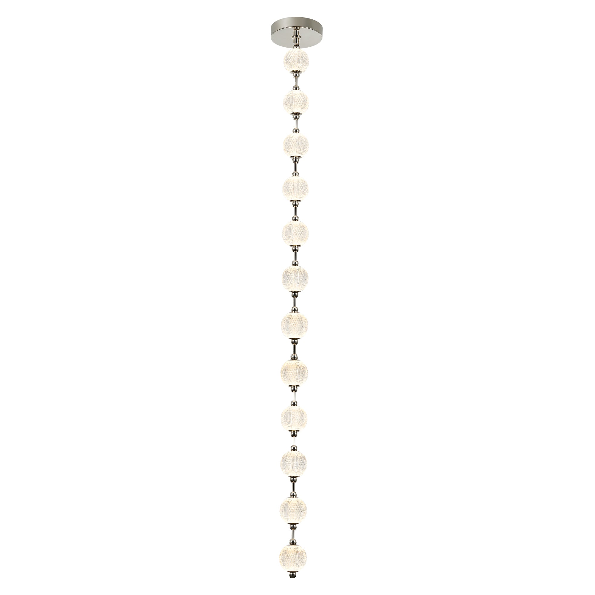 Bellora Beaded Linear Pendant - Wisteria