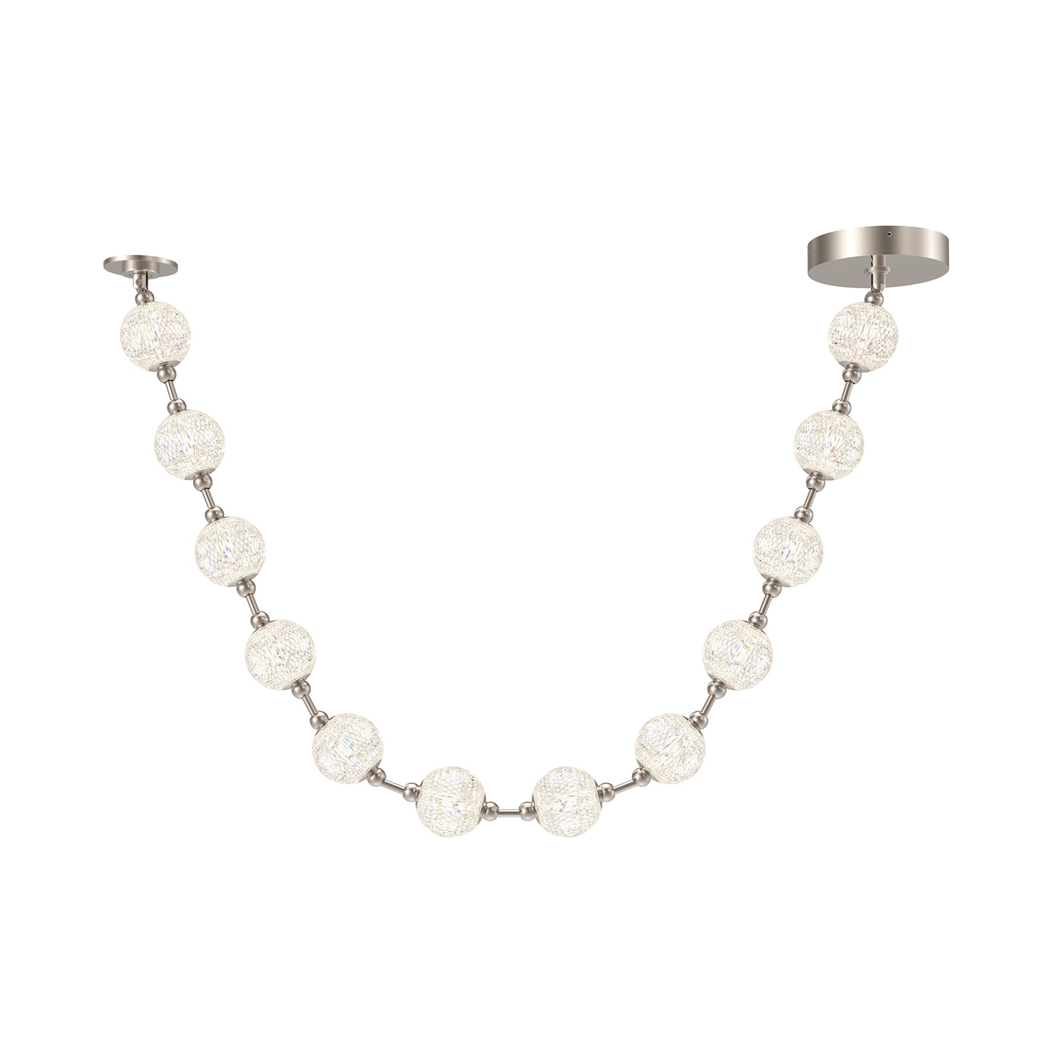 Bellora Beaded Linear Pendant - Wisteria