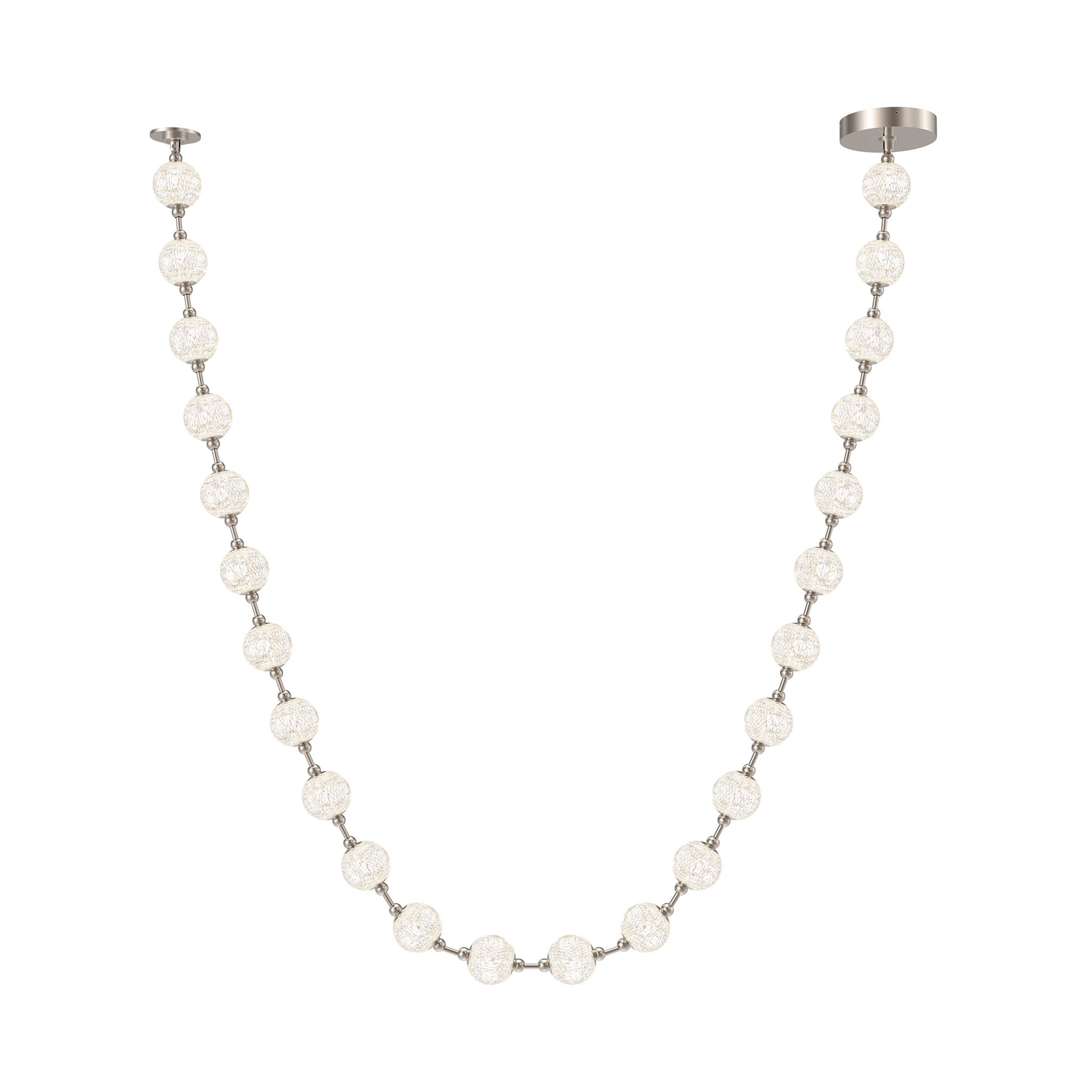 Bellora Beaded Linear Pendant - Wisteria