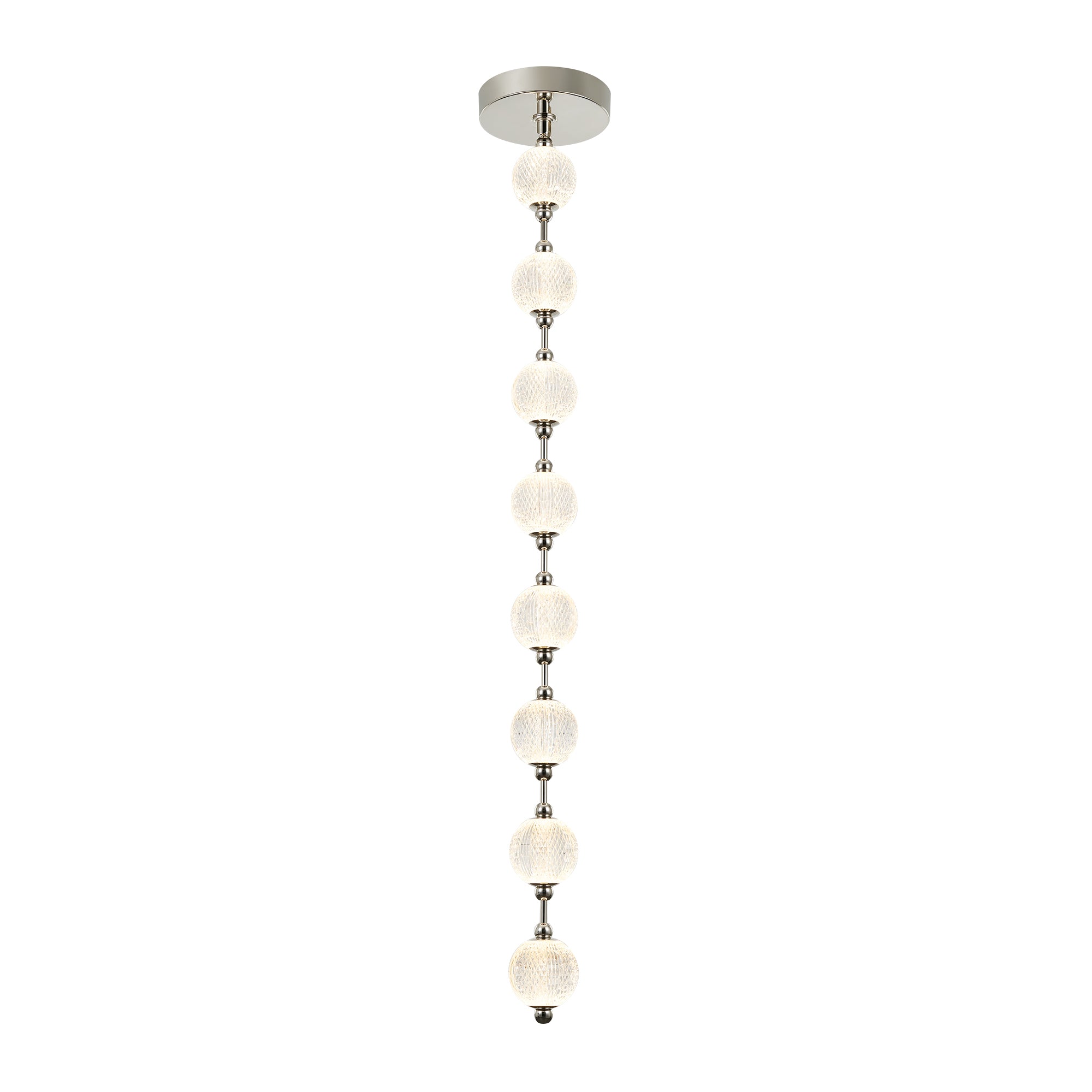 Bellora Beaded Linear Pendant - Wisteria