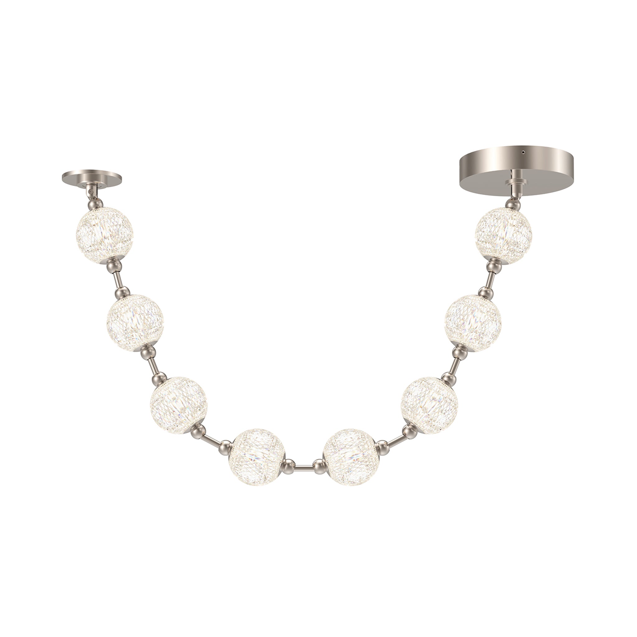 Bellora Beaded Linear Pendant - Wisteria