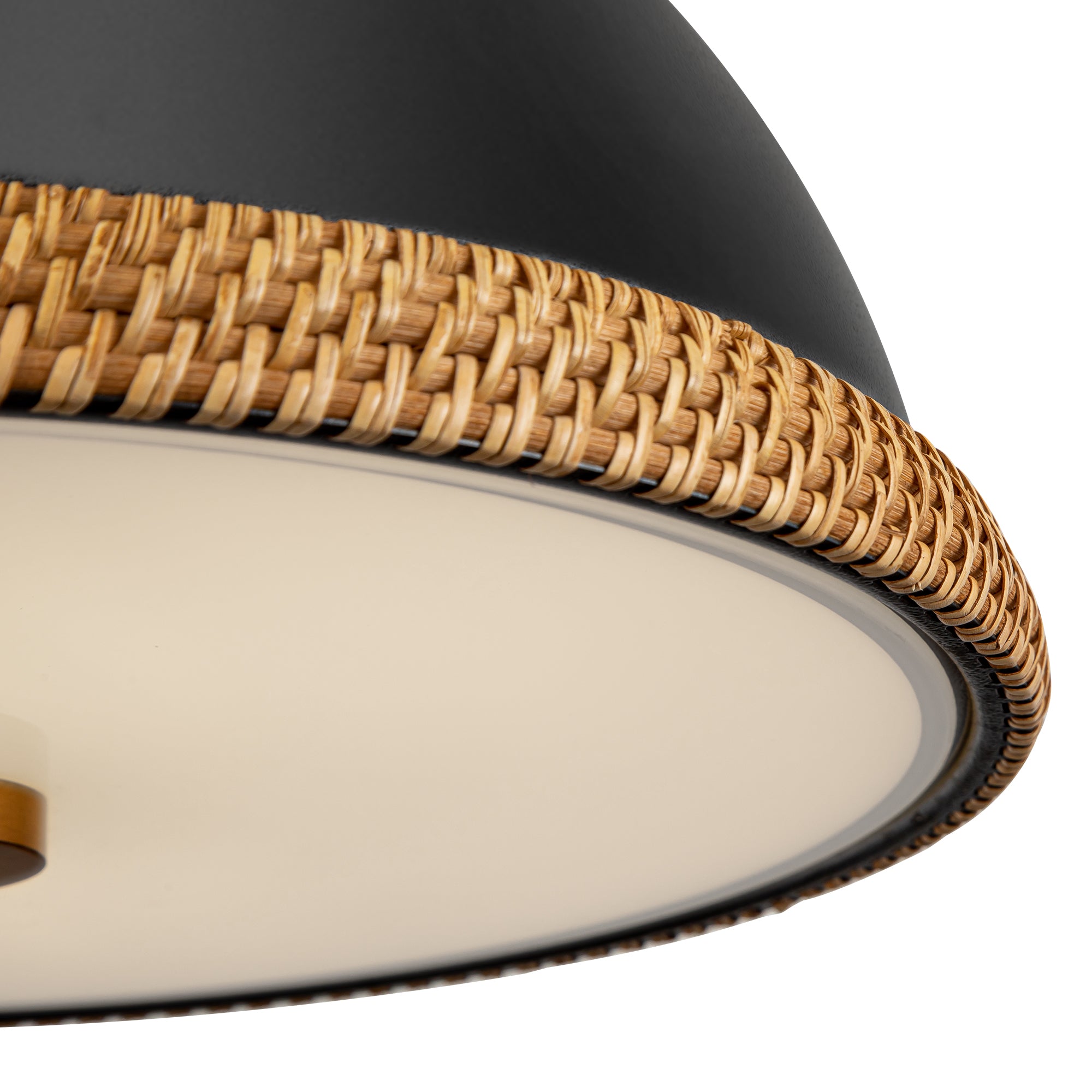 Brisano Rattan Dome Pendant - Wisteria