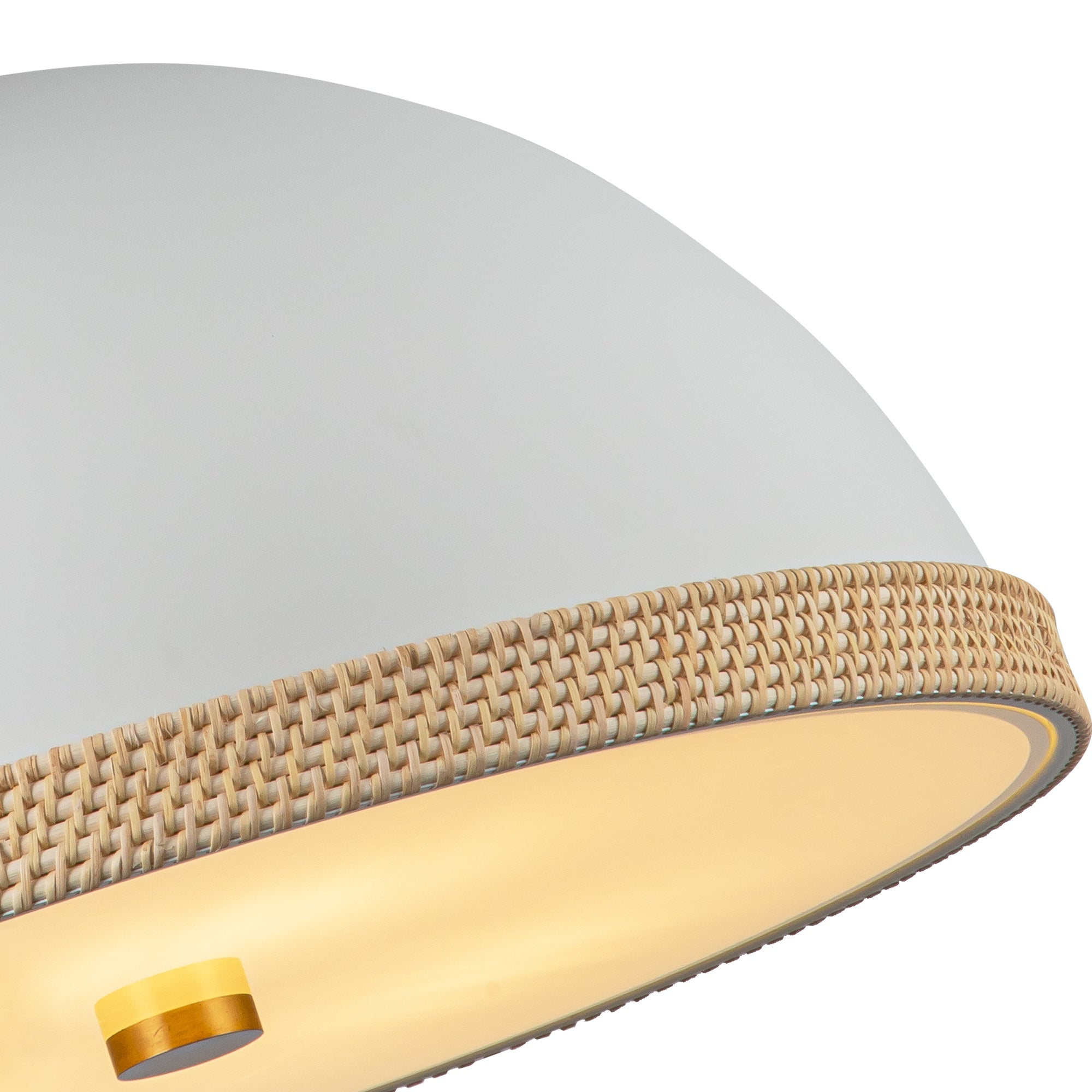 Brisano Rattan Dome Pendant - Wisteria