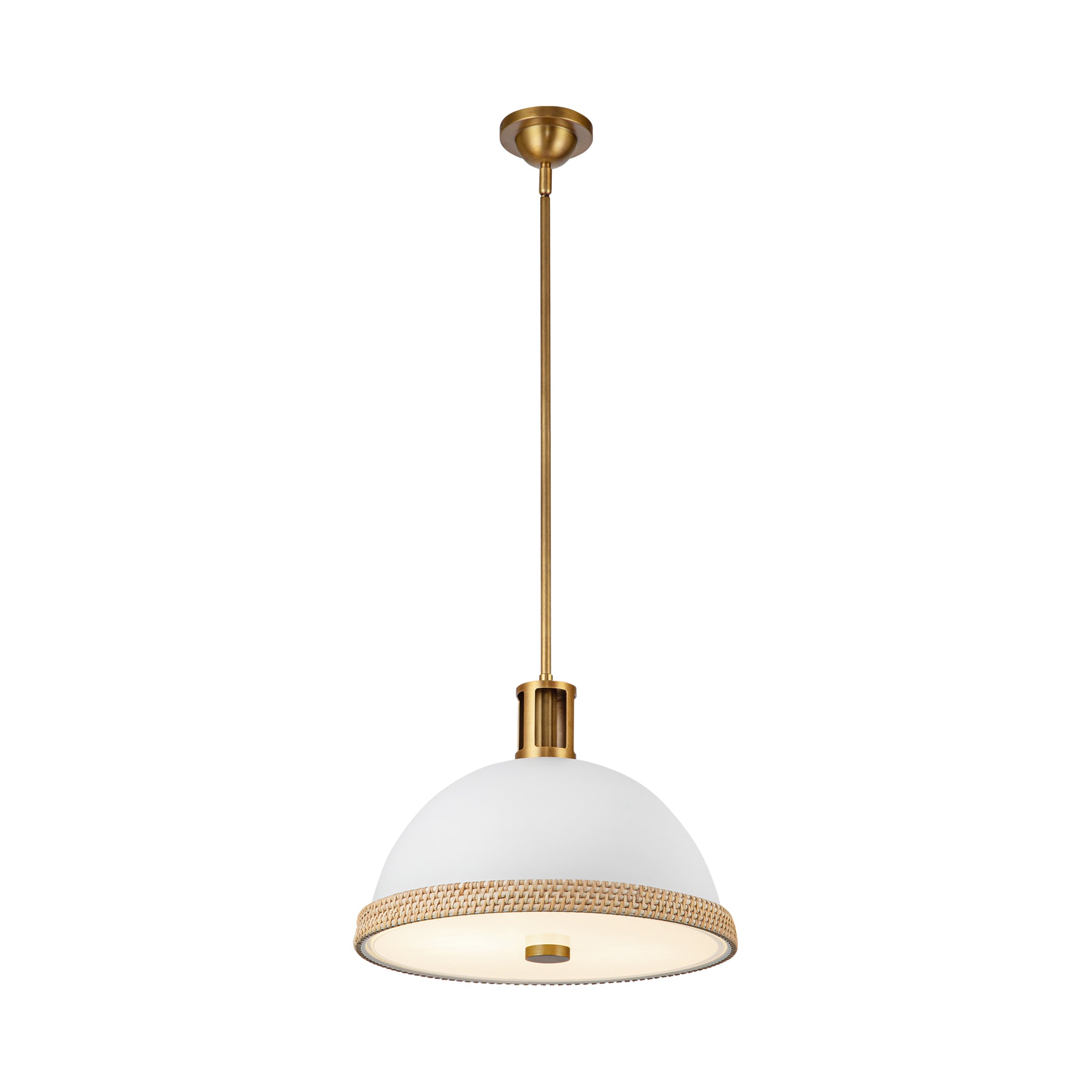 Brisano Rattan Dome Pendant - Wisteria