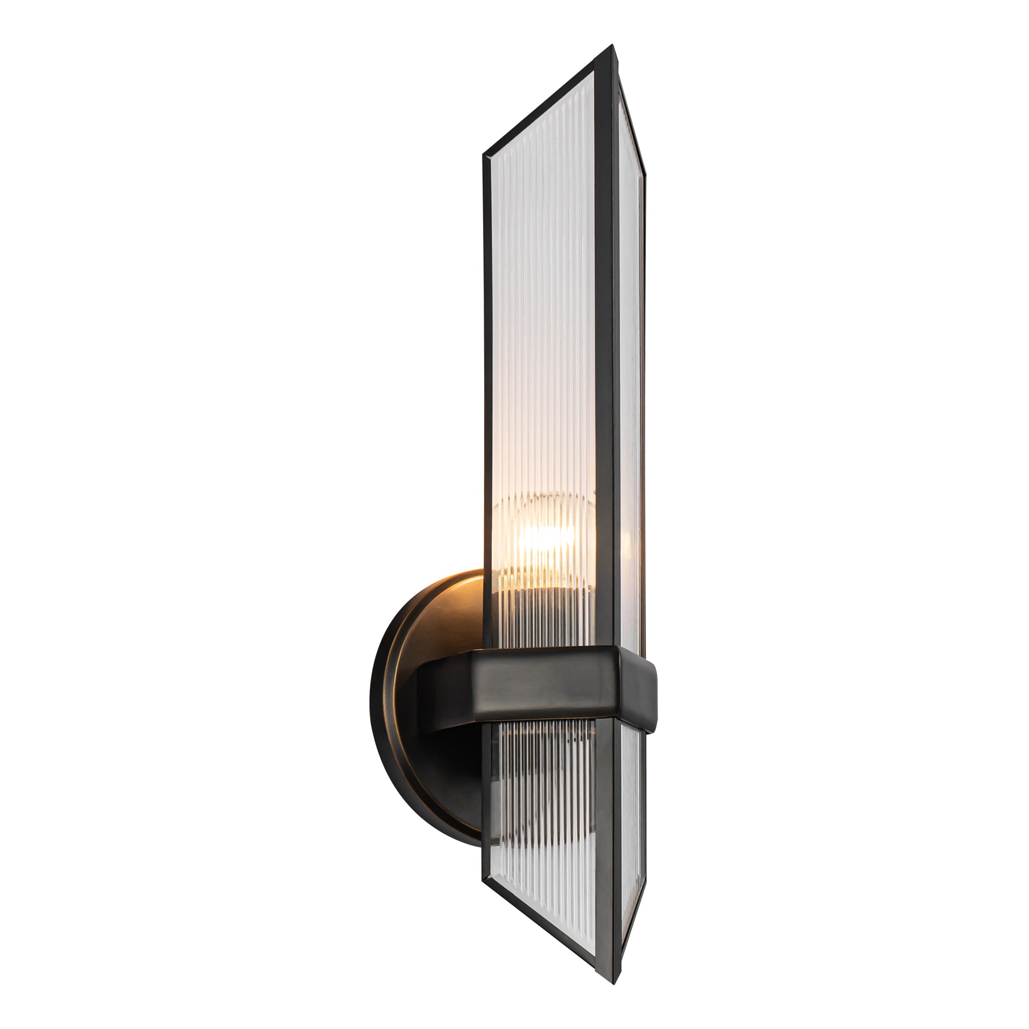 Peiran Ribbed Glass Sconce - Wisteria