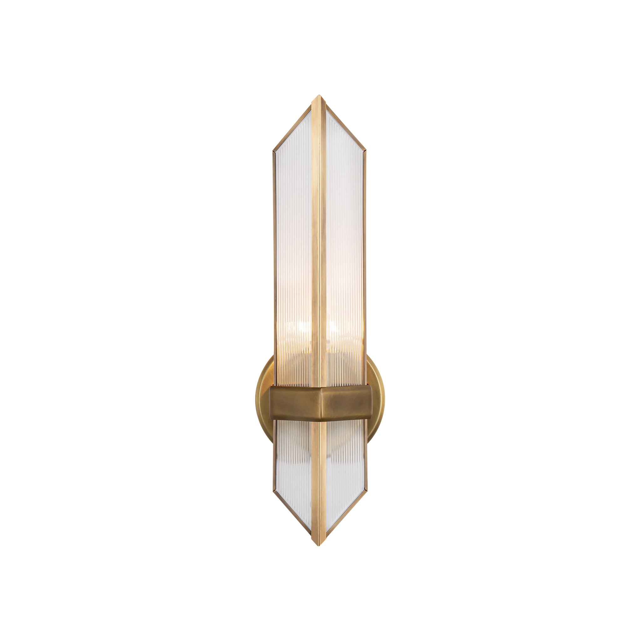 Peiran Ribbed Glass Sconce - Wisteria